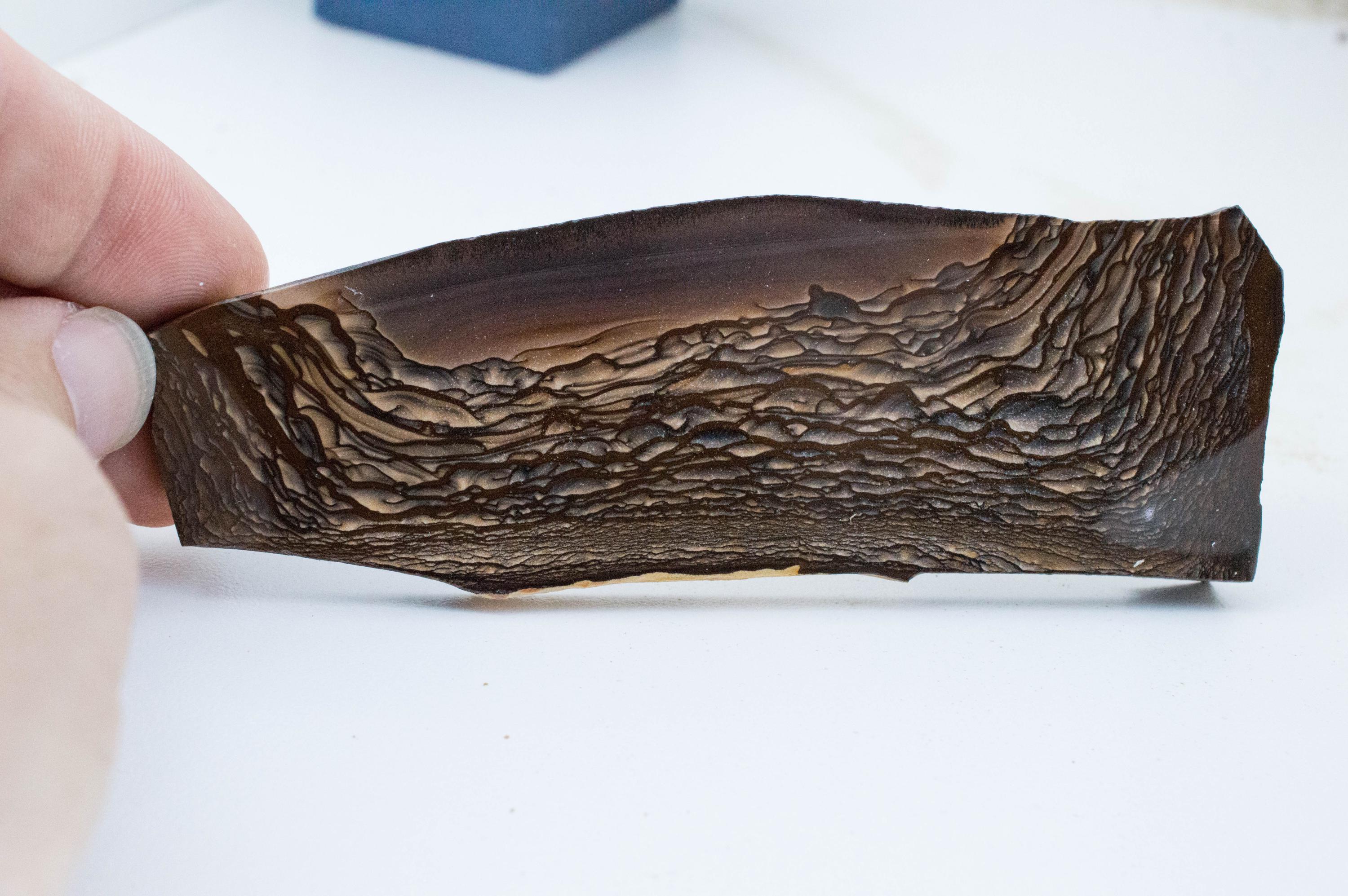 Deschutes Jasper Slab; Natural Untreated Oregon Picture Jasper; 56.850grams