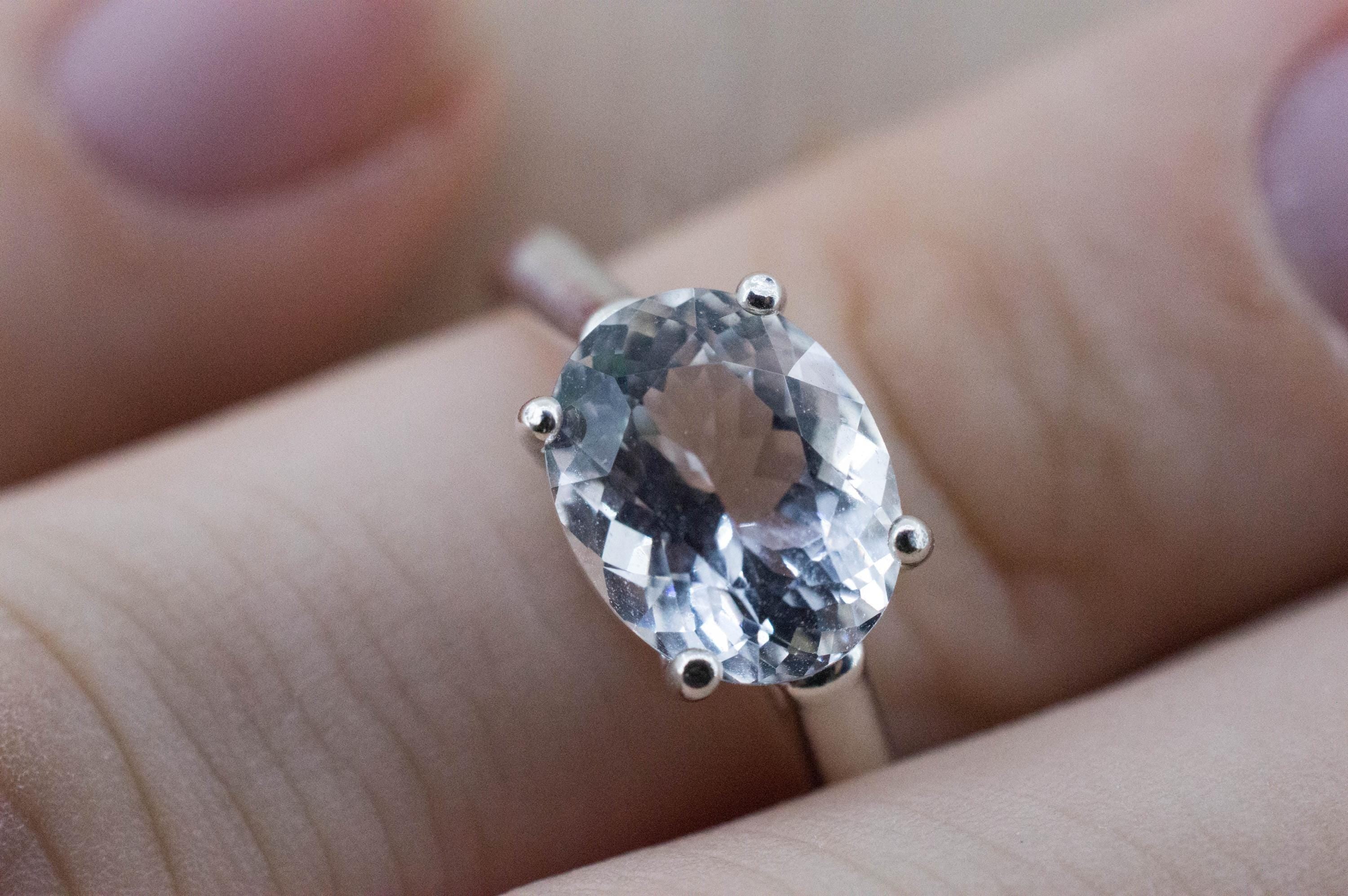 Quartz Ring, Natural Untreated Tanzania Mondo Quartz; 2.530cts