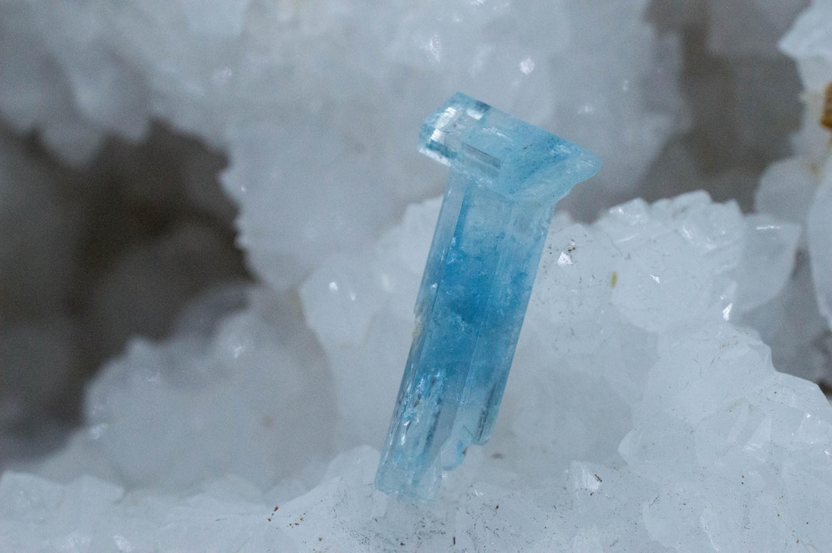 Aquamarine Specimen; Natural Untreated Zimbabwe Aquamarine; 21.355cts