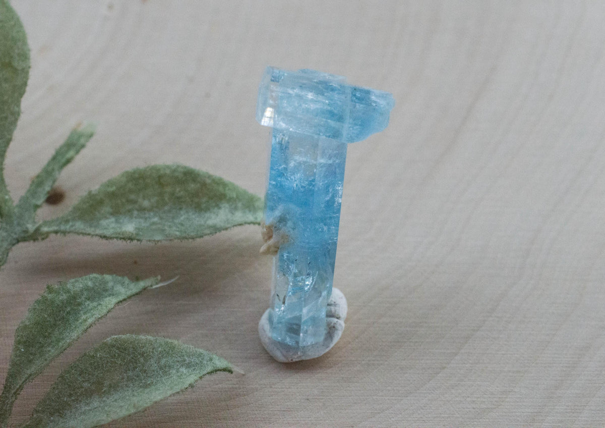 Aquamarine Specimen; Natural Untreated Zimbabwe Aquamarine; 21.355cts