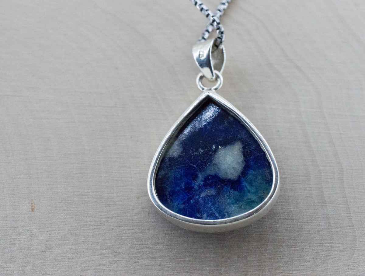 Afghanite Pendant; Natural Untreated Afghanistan Afghanite; 10.125cts - Mark Oliver Gems