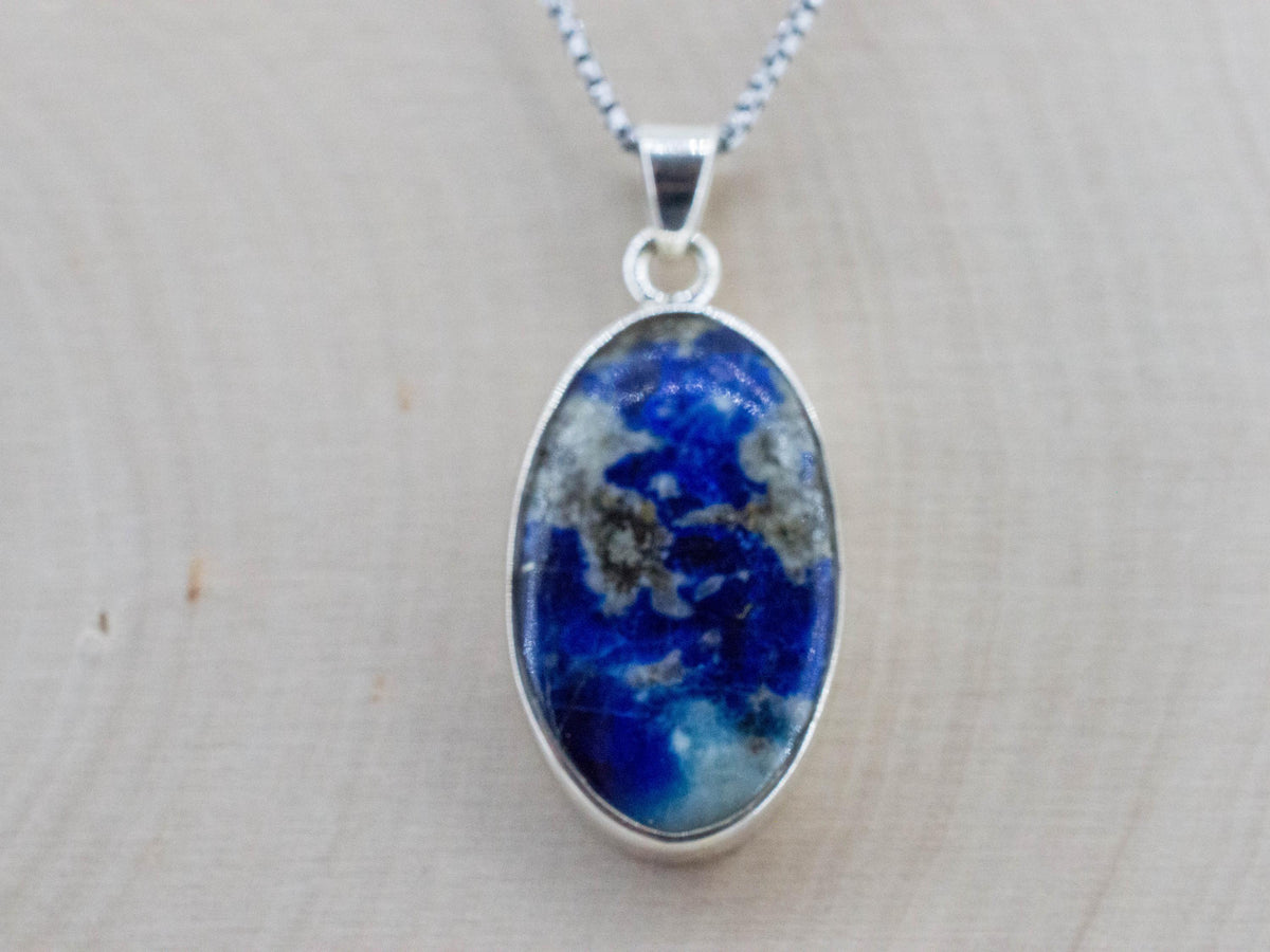 Afghanite Pendant; Natural Untreated Afghanistan Afghanite; 18.425cts - Mark Oliver Gems