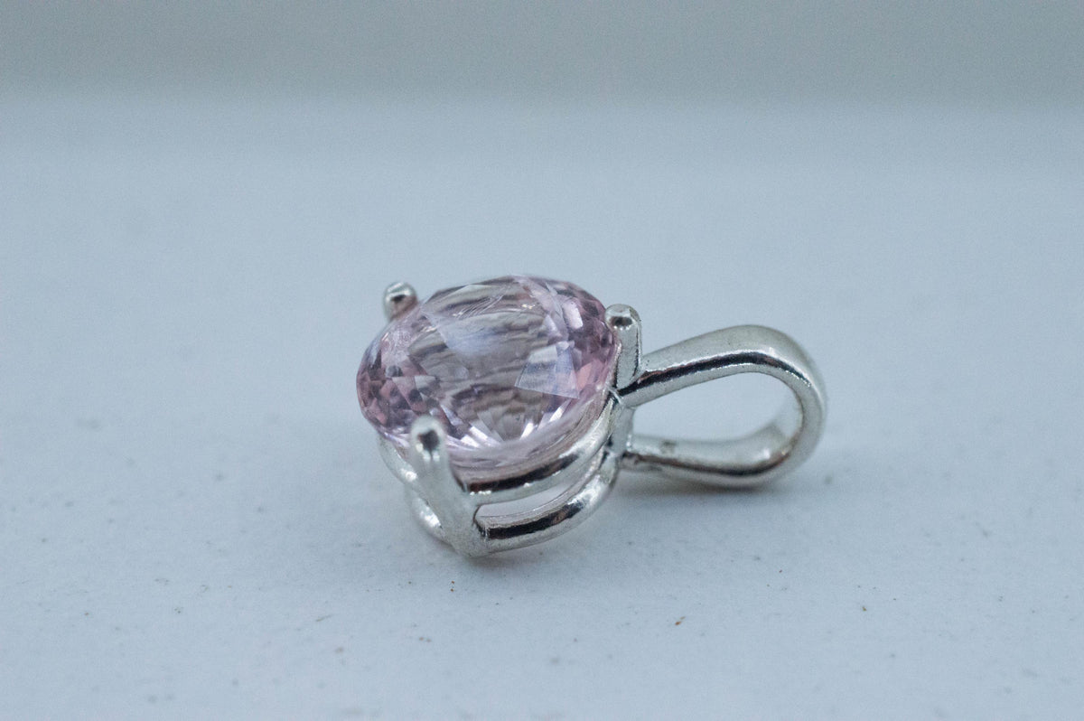 Morganite Pendant; Natural Untreated Brazil Pink Beryl; 2.105cts - Mark Oliver Gems
