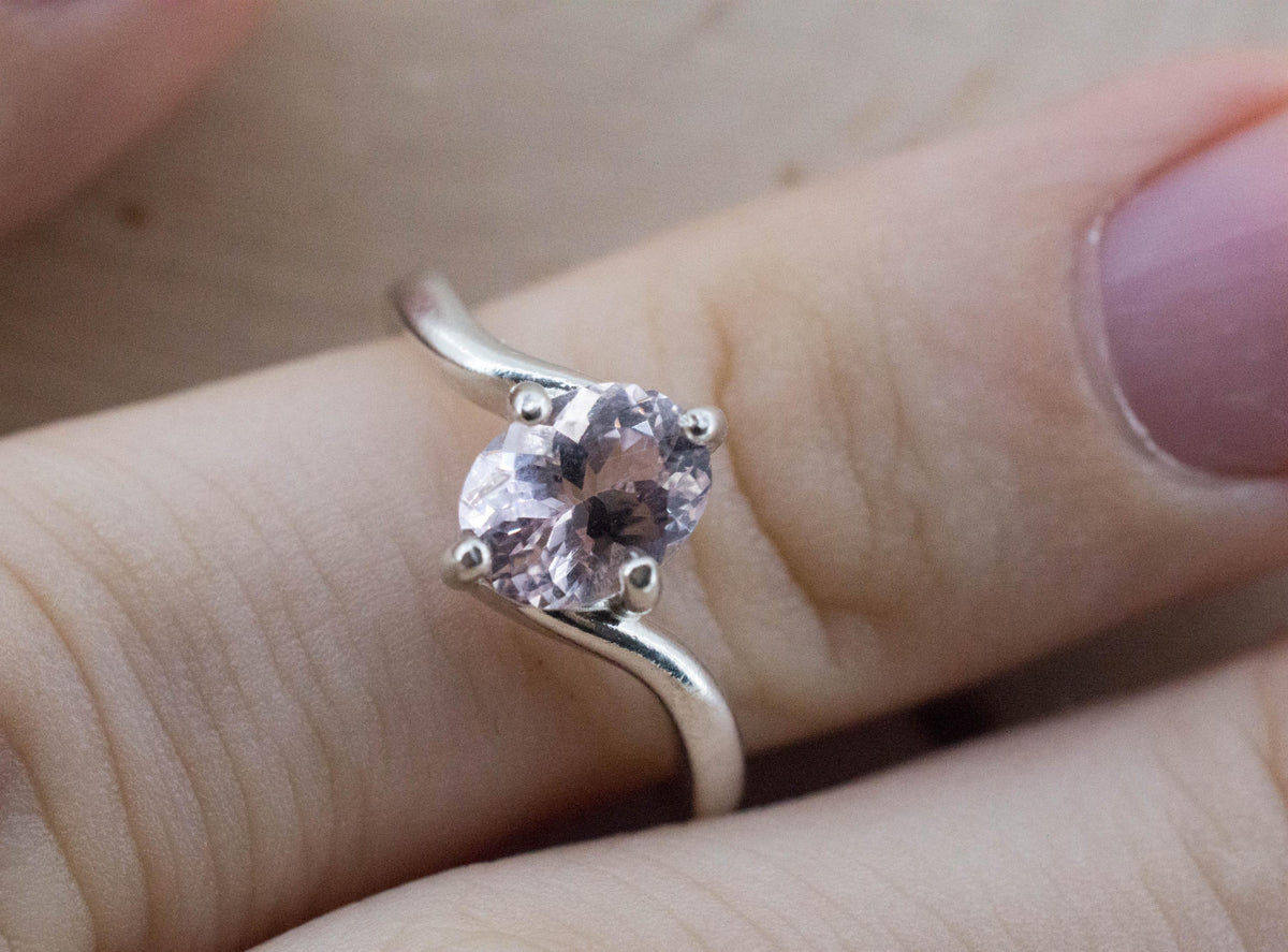 Morganite Ring, Natural Untreated Brazil Peach Beryl; 1.185cts
