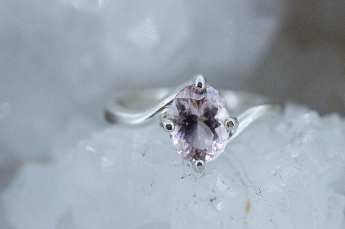 Morganite Ring, Natural Untreated Brazil Peach Beryl; 1.185cts - Mark Oliver Gems