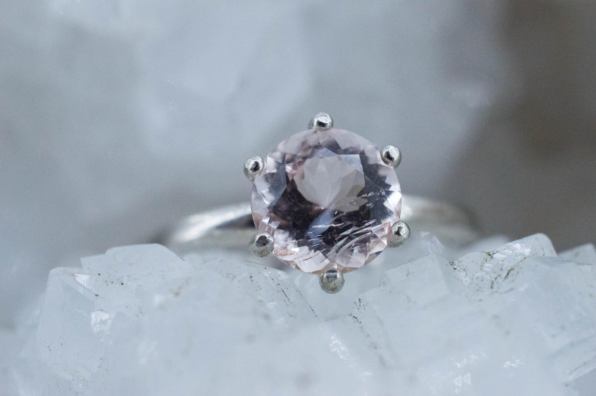 Morganite Ring, Natural Untreated Brazil Peach Beryl; 1.540cts - Mark Oliver Gems