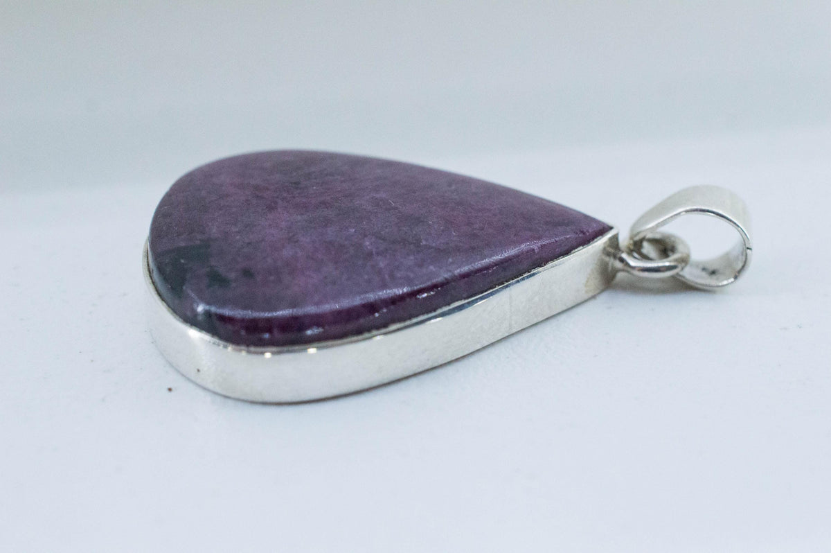 Ruby Pendant; Natural Untreated Tanzania Ruby; 22.445cts - Mark Oliver Gems