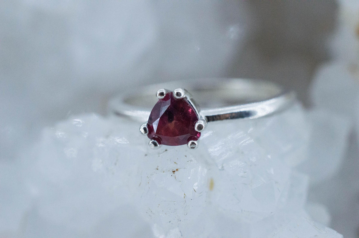 Winza Ruby Sapphire Ring; Natural Untreated Tanzania Ruby; 0.620cts - Mark Oliver Gems