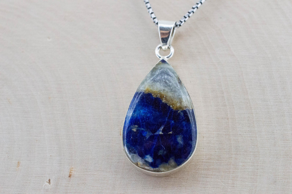 Afghanite Pendant; Natural Untreated Afghanistan Afghanite; 11.355cts - Mark Oliver Gems