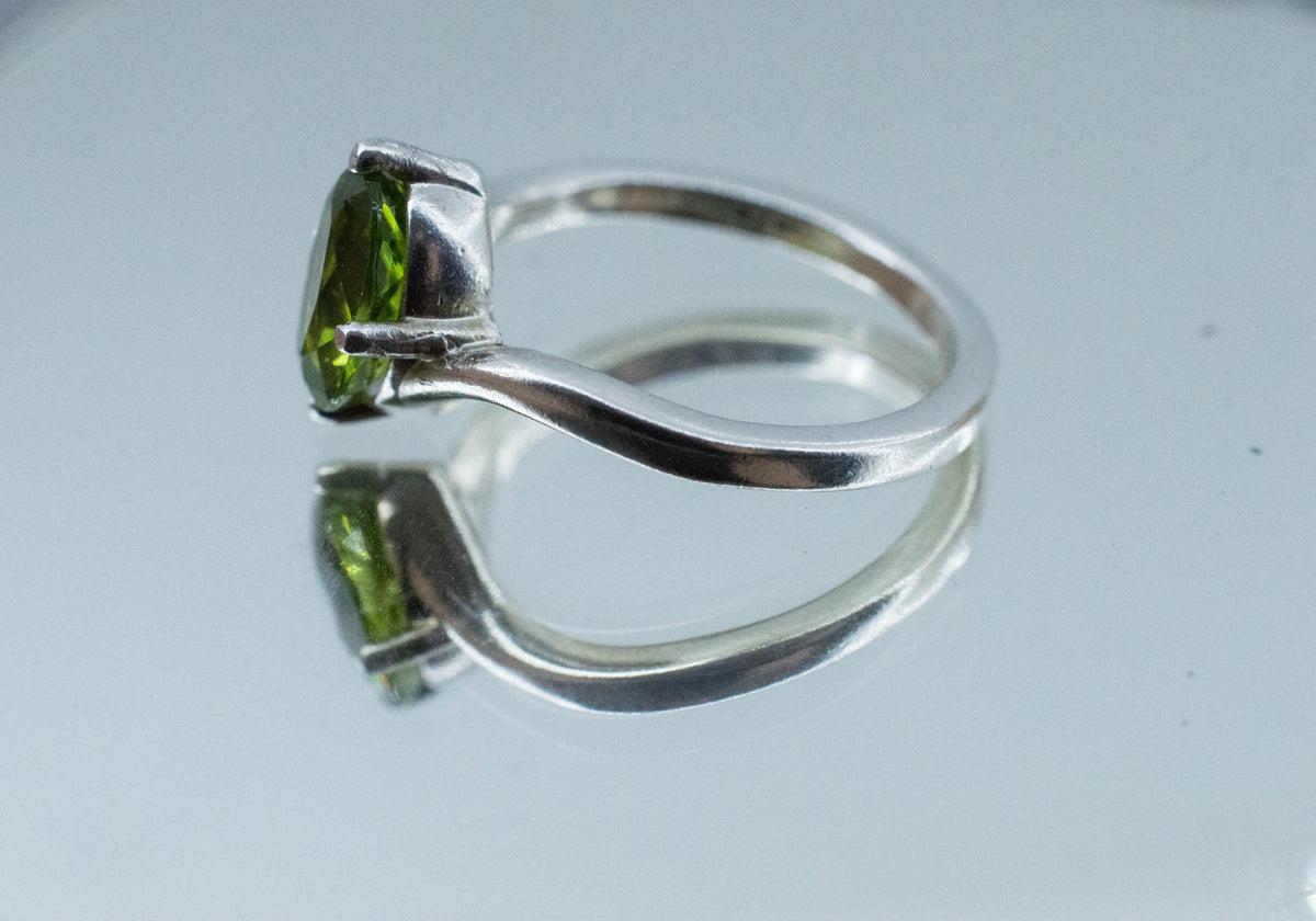 Peridot Ring, Natural Untreated Pakistan Peridot; 2.130cts