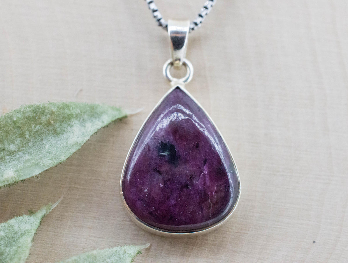 Ruby Pendant; Natural Untreated Tanzania Ruby; 11.650cts