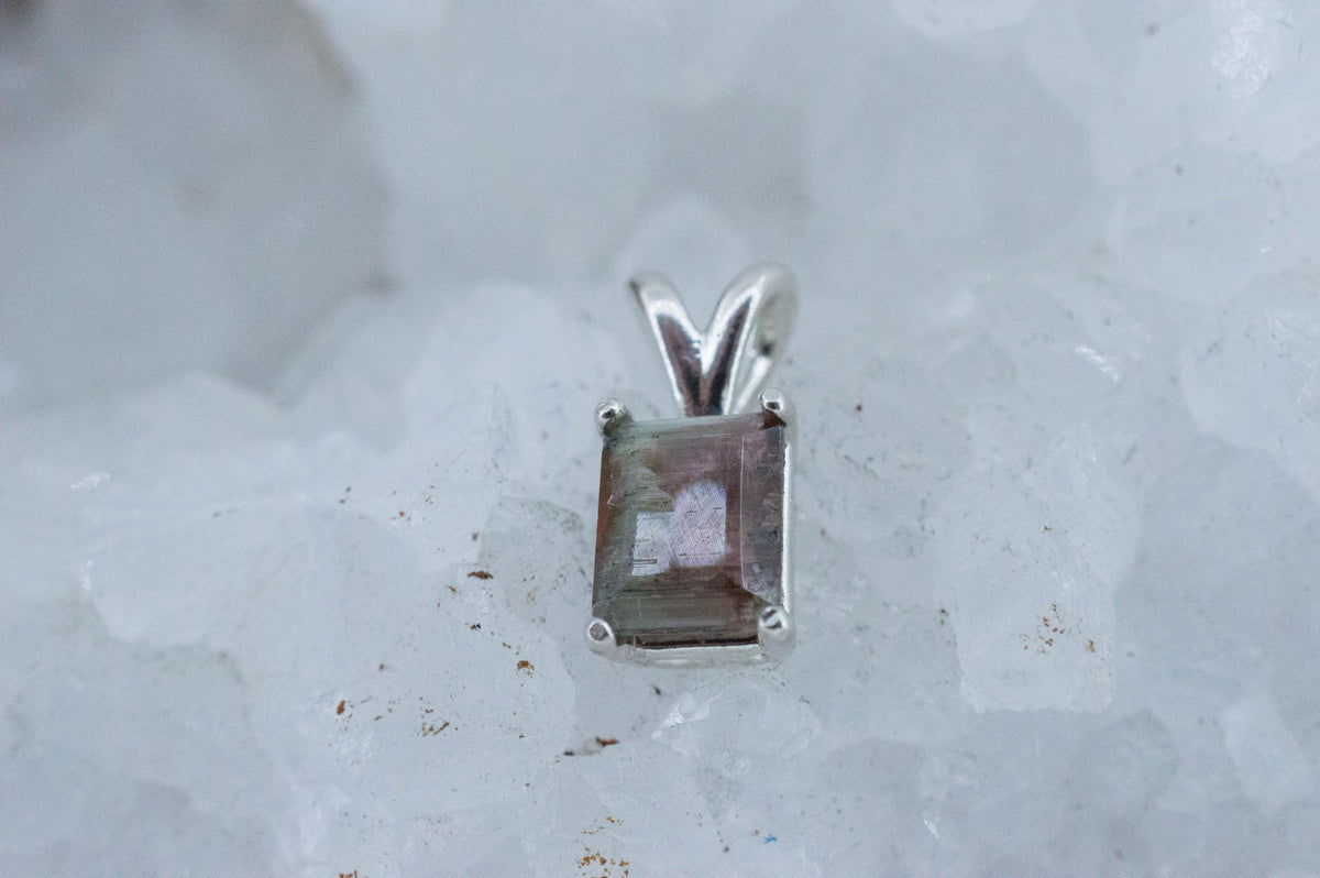 Watermelon Tourmaline Pendant; Natural Untreated Brazil Tourmaline; 1.455cts - Mark Oliver Gems