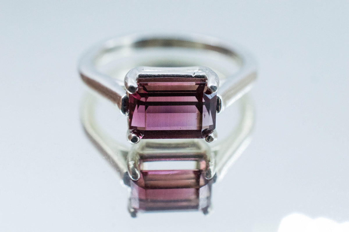 Pink Tourmaline Ring; Natural Untreated Mozambique Tourmaline; 1.855cts - Mark Oliver Gems