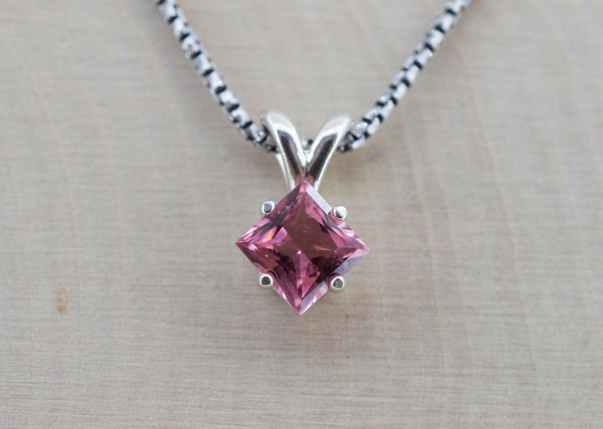 Pink Tourmaline Pendant; Natural Untreated Brazil Tourmaline; 1.120cts - Mark Oliver Gems