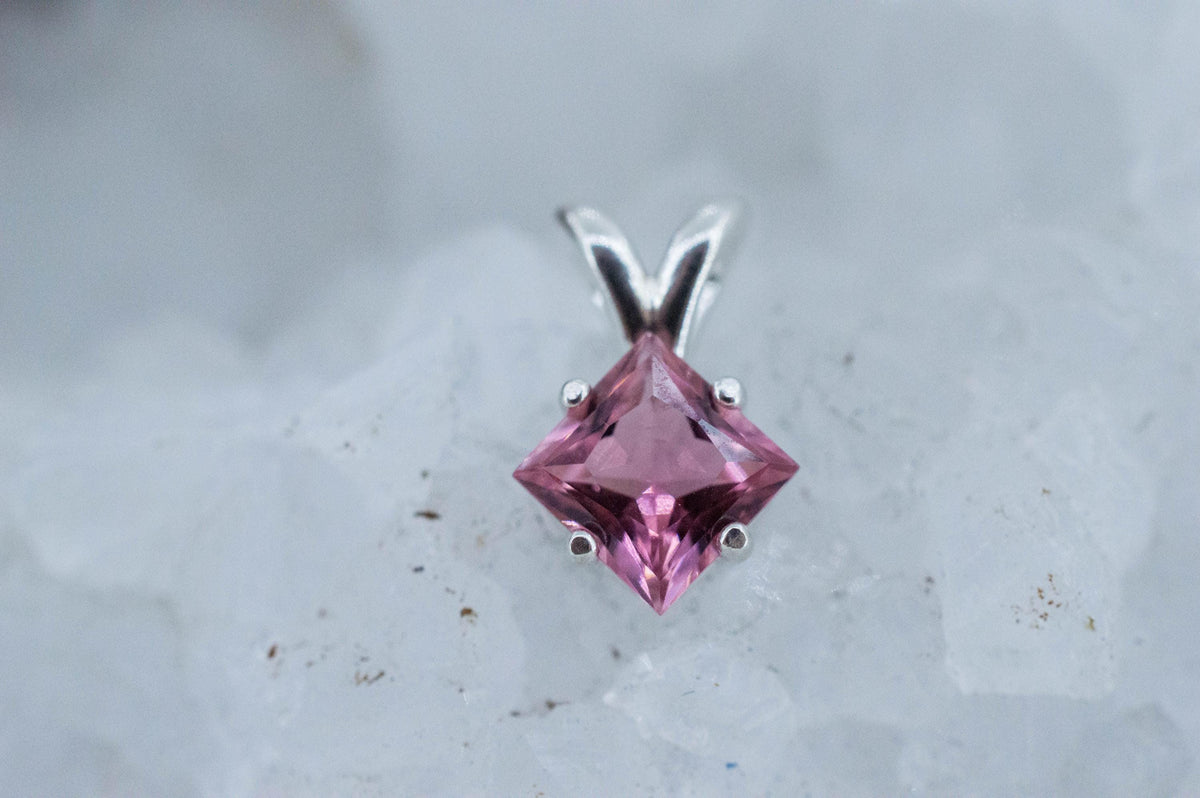 Pink Tourmaline Pendant; Natural Untreated Brazil Tourmaline; 1.120cts - Mark Oliver Gems