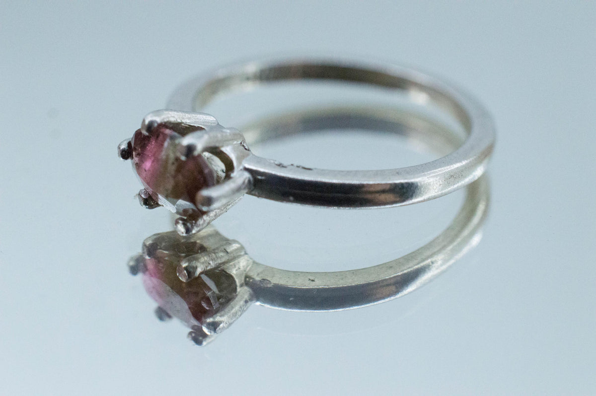 Watermelon Tourmaline Ring; Natural Untreated Brazilian Tourmaline; 0.680cts - Mark Oliver Gems
