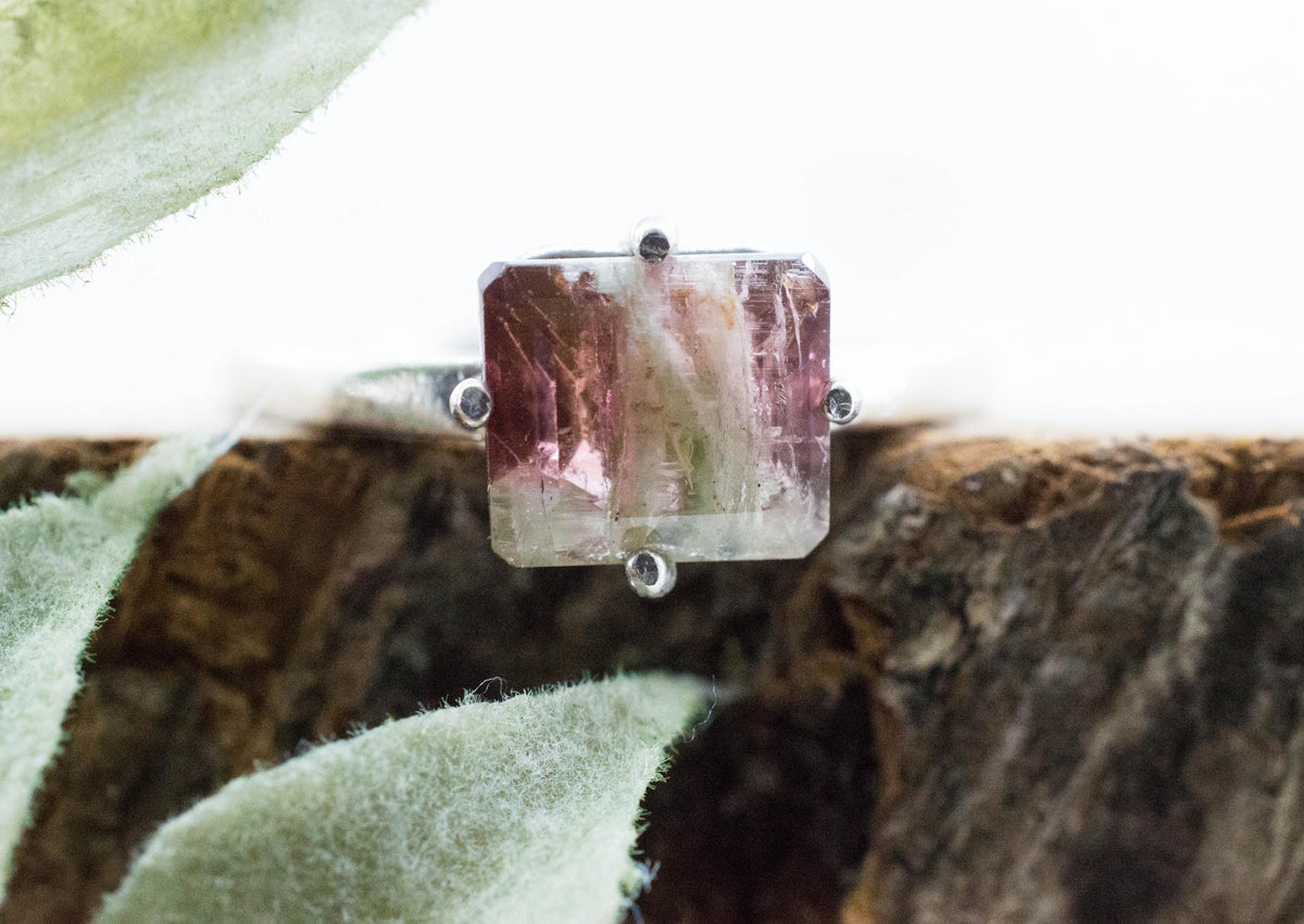 Watermelon Tourmaline Ring; Natural Untreated Brazilian Tourmaline; 2.195cts - Mark Oliver Gems