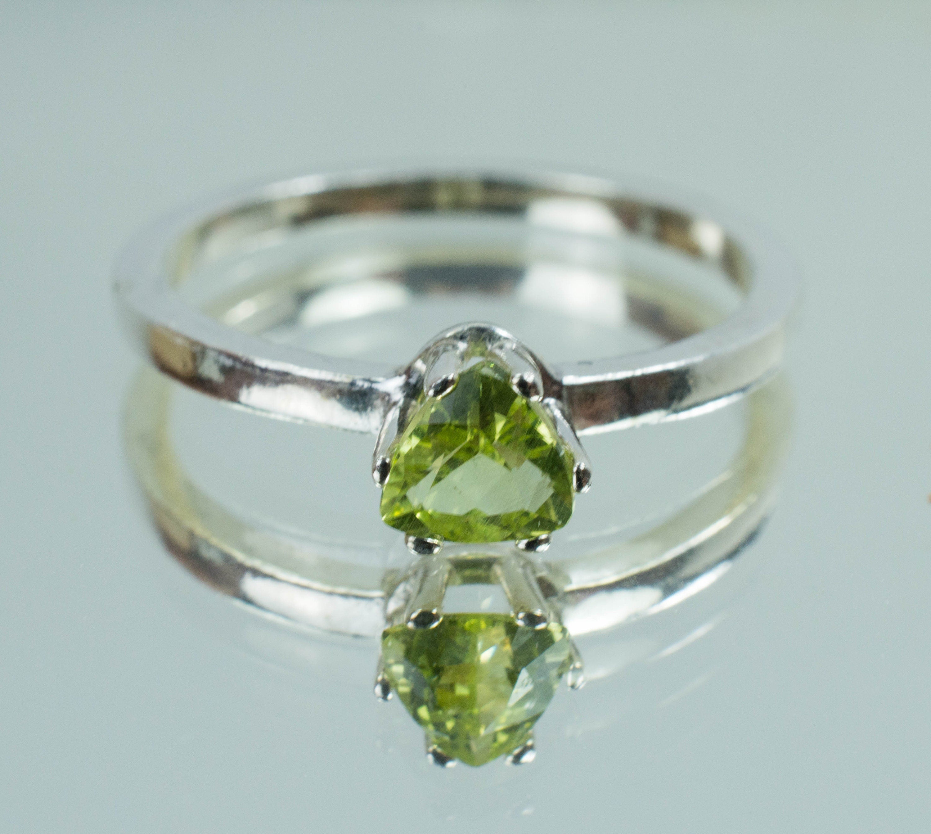 Enstatite Sterling Silver Ring; Genuine Untreated Cameroon Enstatite - Mark Oliver Gems