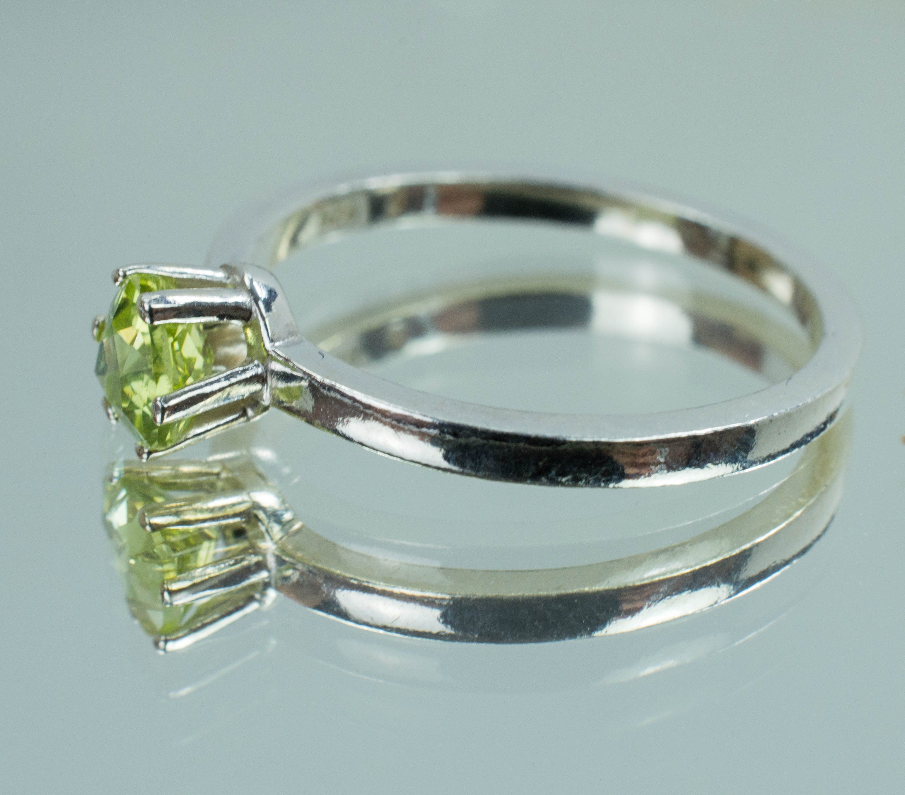 Enstatite Sterling Silver Ring; Genuine Untreated Cameroon Enstatite - Mark Oliver Gems