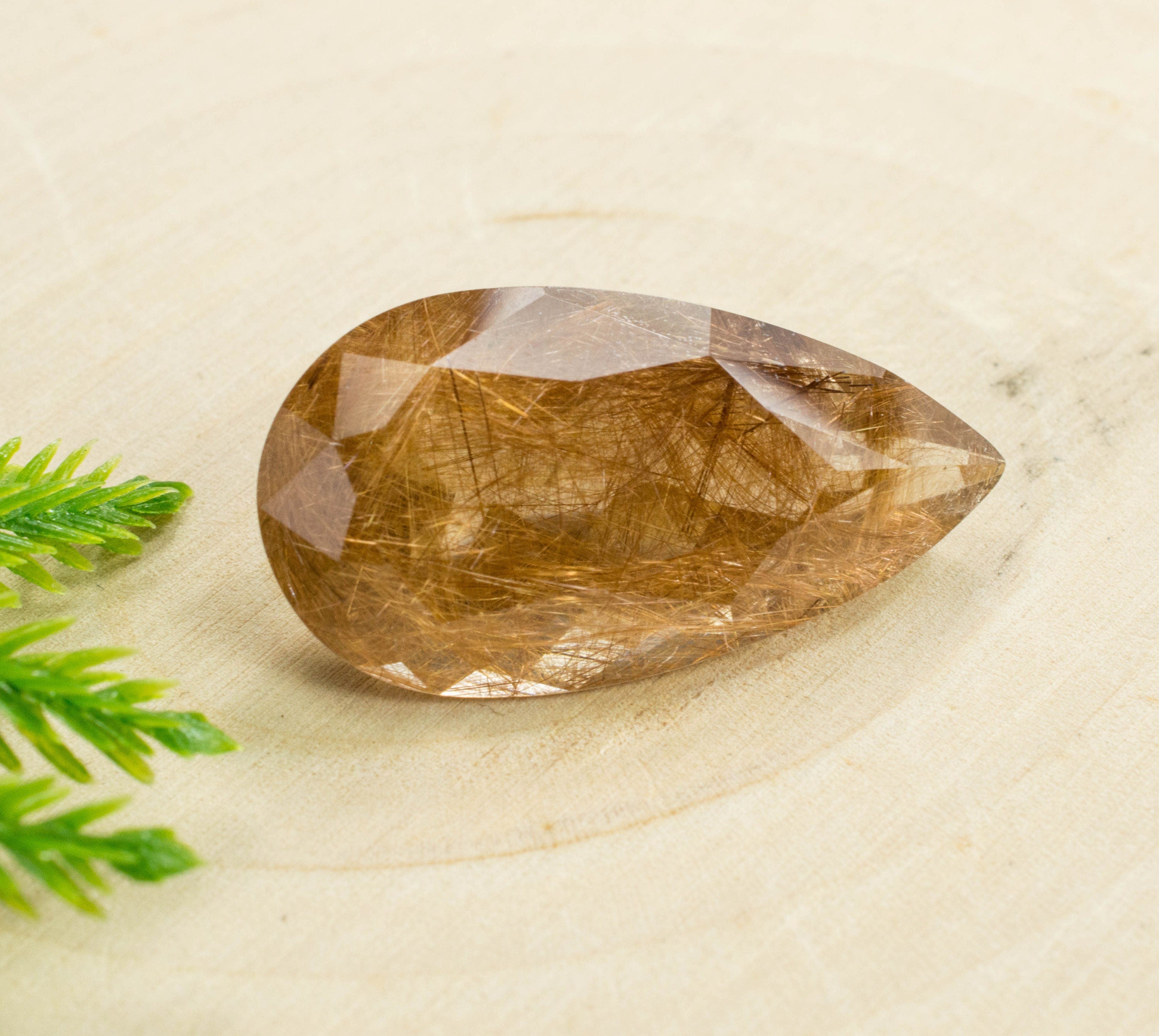 Rutilated Quartz; Genuine Untreated Brazilian Quartz - Mark Oliver Gems