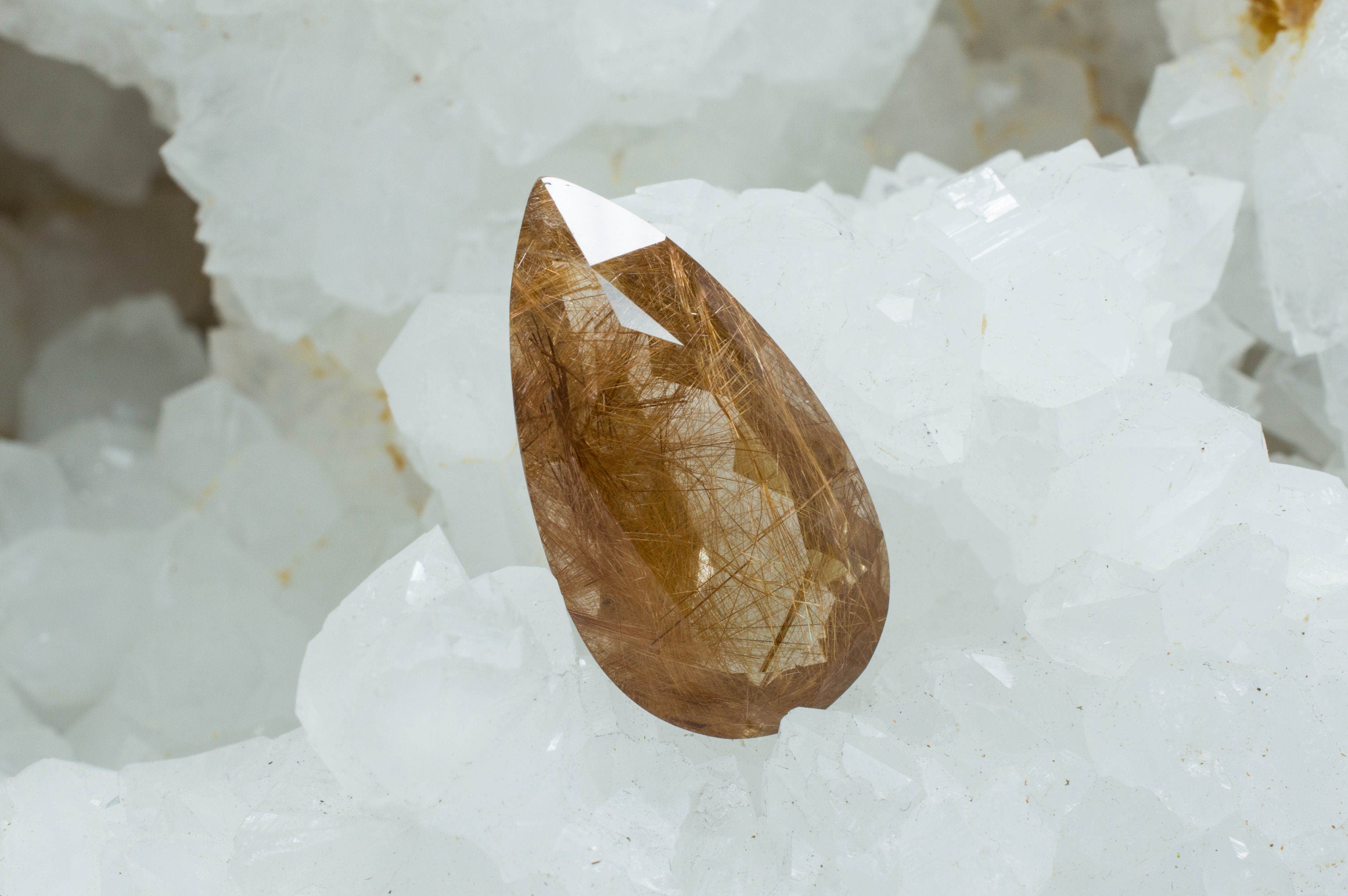 Rutilated Quartz; Genuine Untreated Brazilian Quartz - Mark Oliver Gems