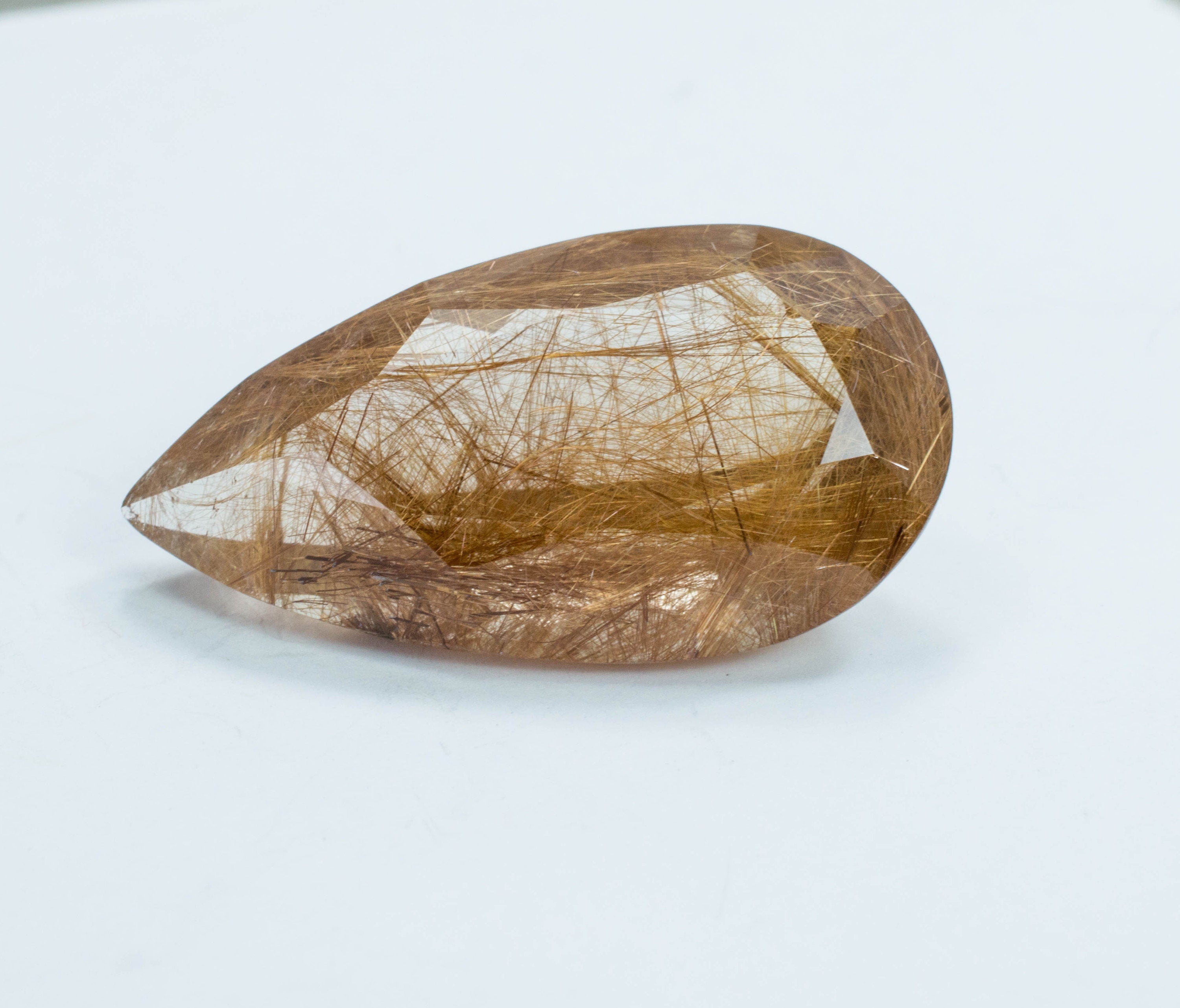 Rutilated Quartz; Genuine Untreated Brazilian Quartz - Mark Oliver Gems