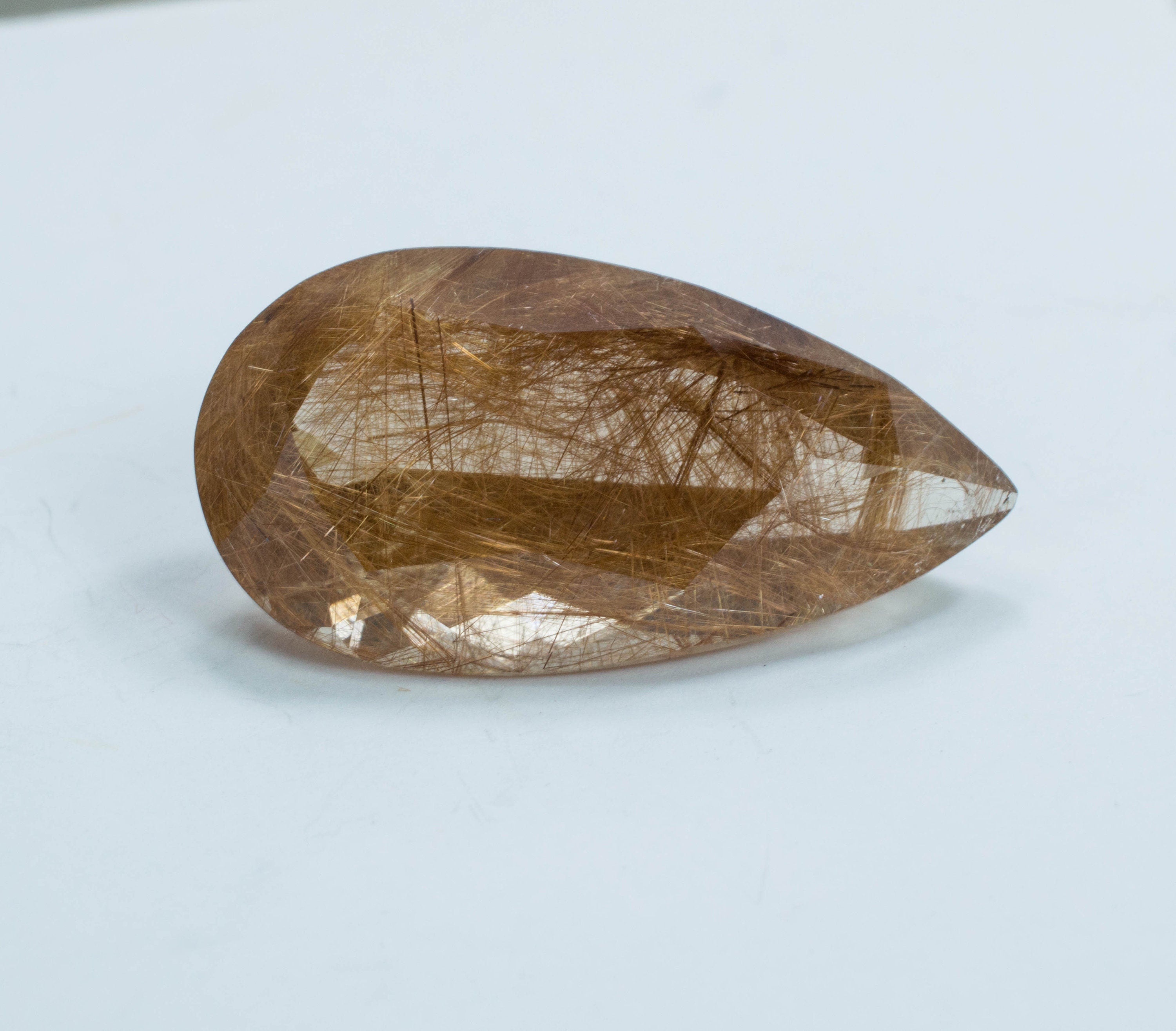 Rutilated Quartz; Genuine Untreated Brazilian Quartz - Mark Oliver Gems