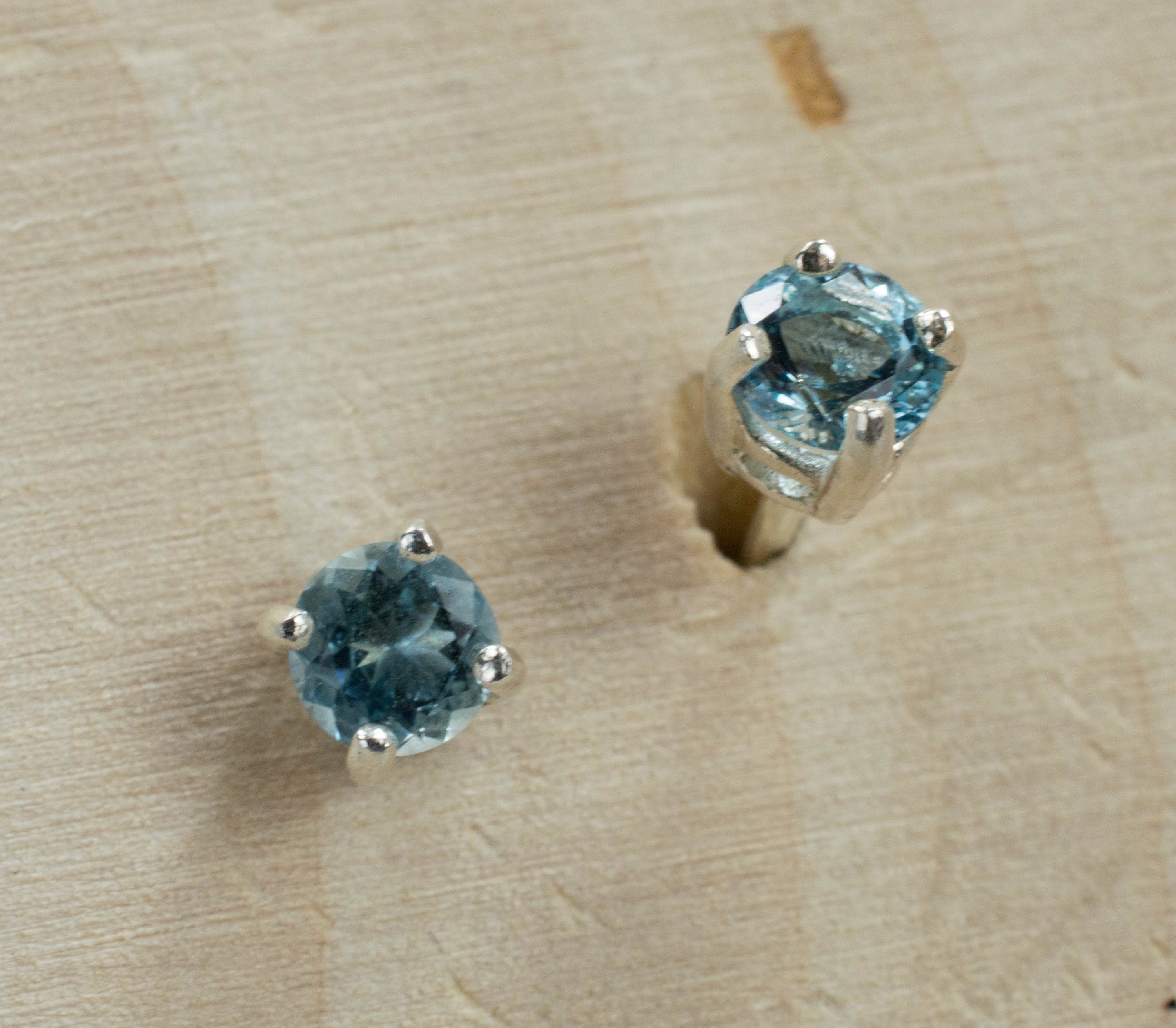 Afghanite Sterling Silver Earrings; Genuine Untreated Afghanistan Afghanite; Afghanite Earrings - Mark Oliver Gems