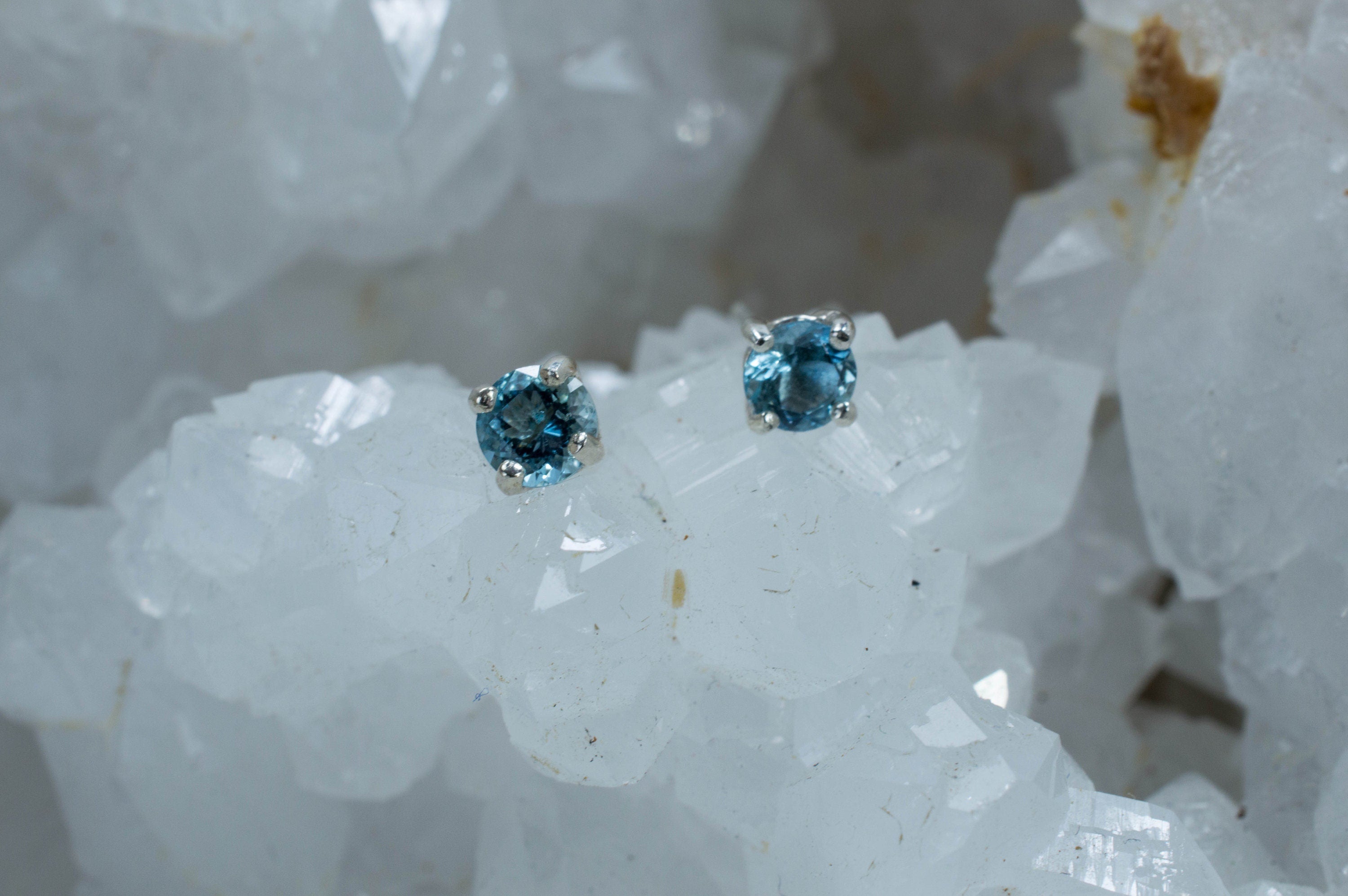 Afghanite Sterling Silver Earrings; Genuine Untreated Afghanistan Afghanite; Afghanite Earrings - Mark Oliver Gems