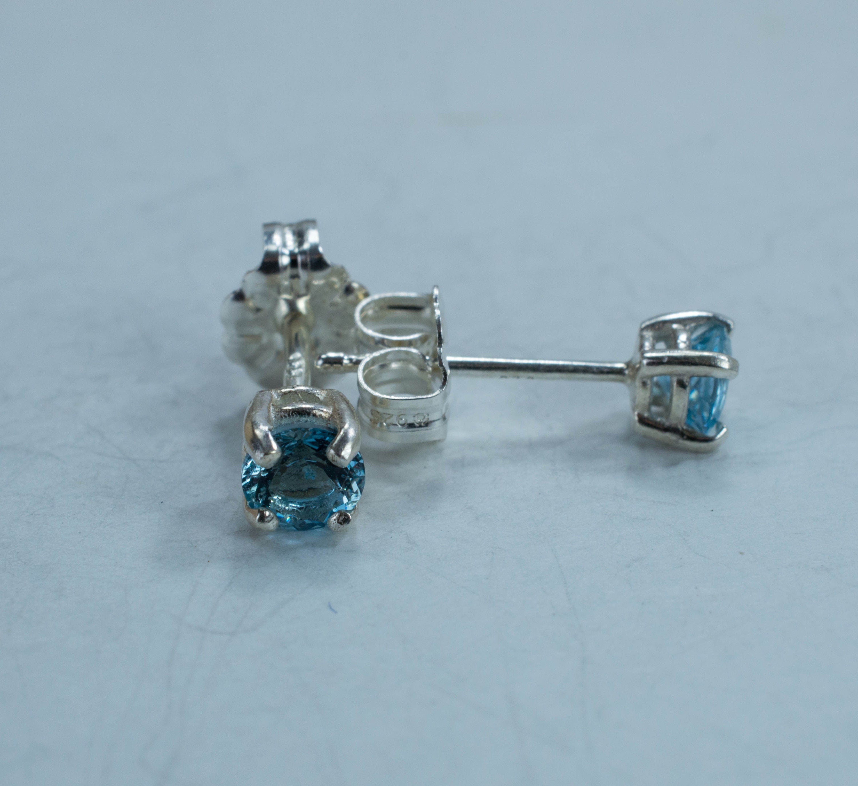 Afghanite Sterling Silver Earrings; Genuine Untreated Afghanistan Afghanite; Afghanite Earrings - Mark Oliver Gems