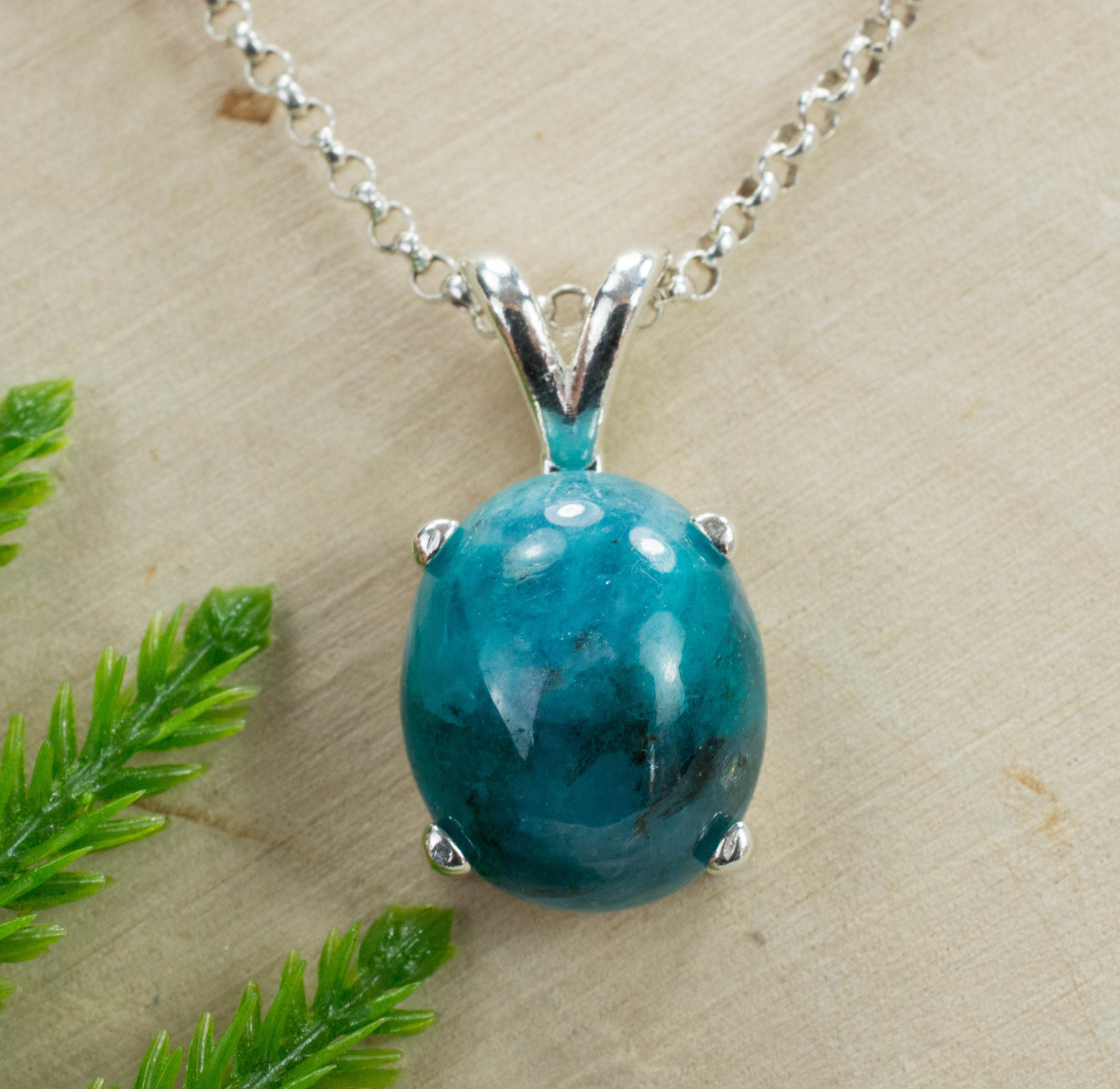 Paraiba Tourmaline in Quartz Sterling Silver Pendant; Genuine Untreated Brazilian Tourmaline and Quartz; Paraiba Pendant - Mark Oliver Gems