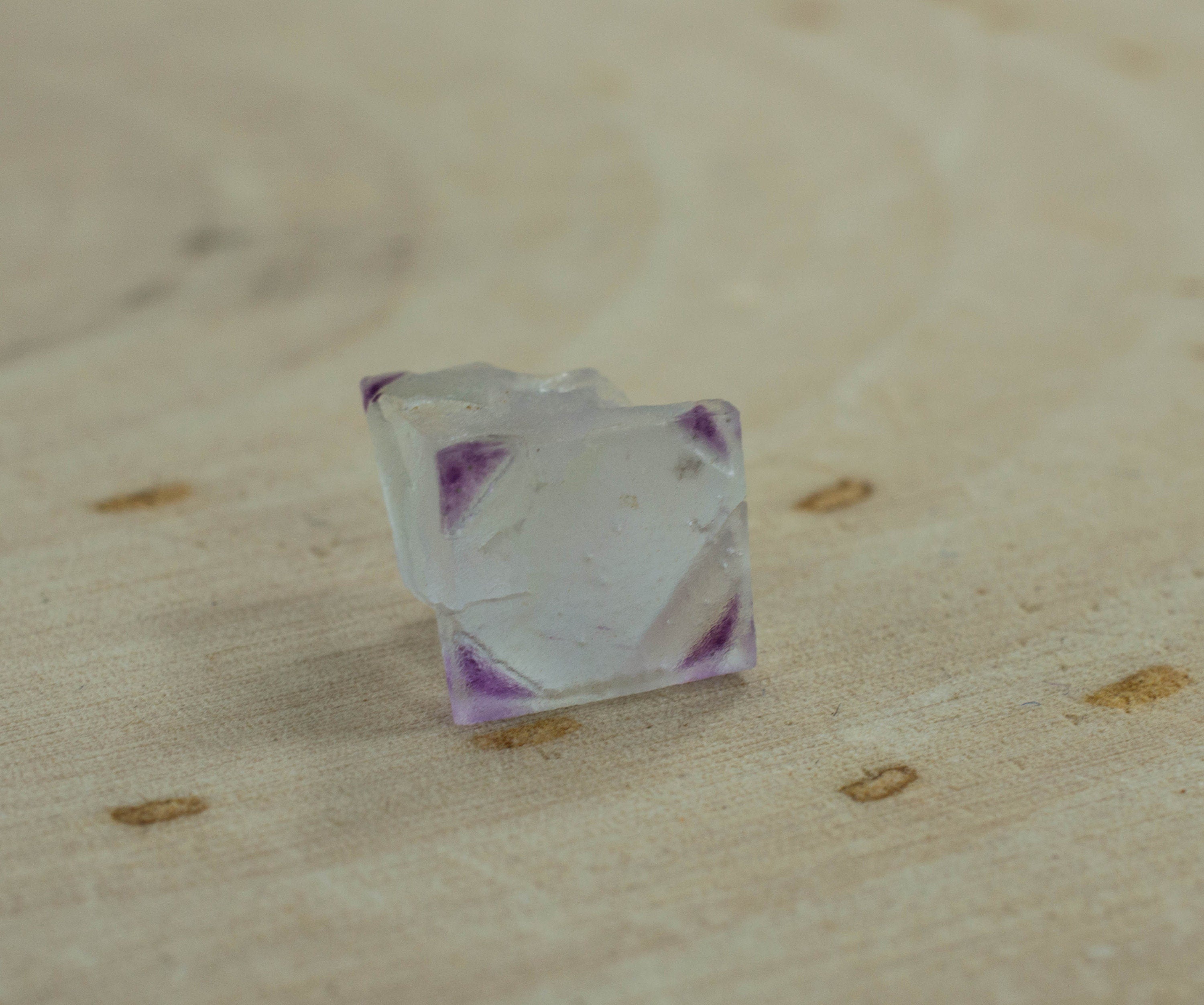 Phantom Fluorite Cube; Genuine Colorado Fluorite; Fluorite - Mark Oliver Gems
