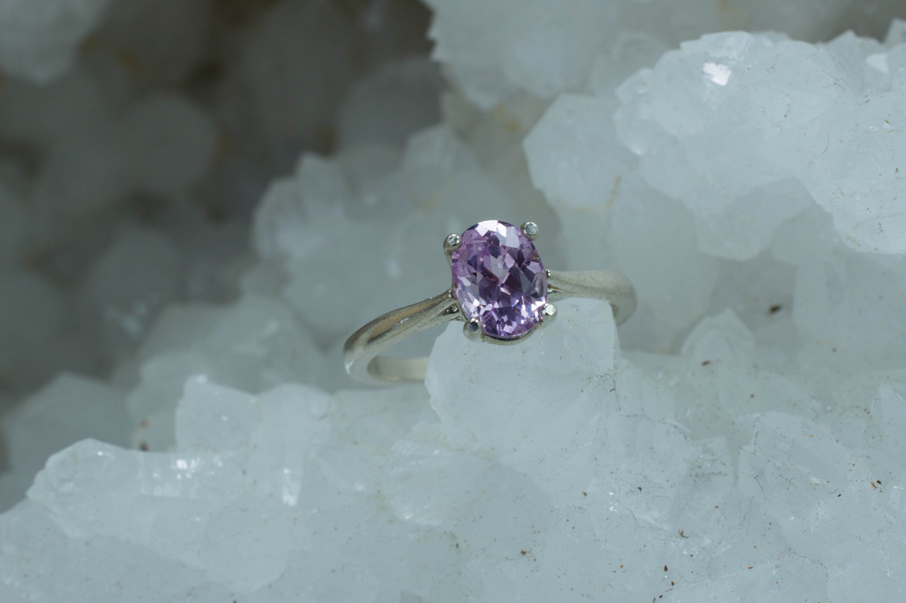 Pink Sapphire Ring, Genuine Untreated Sri Lanka Sapphire; Sapphire Ring - Mark Oliver Gems