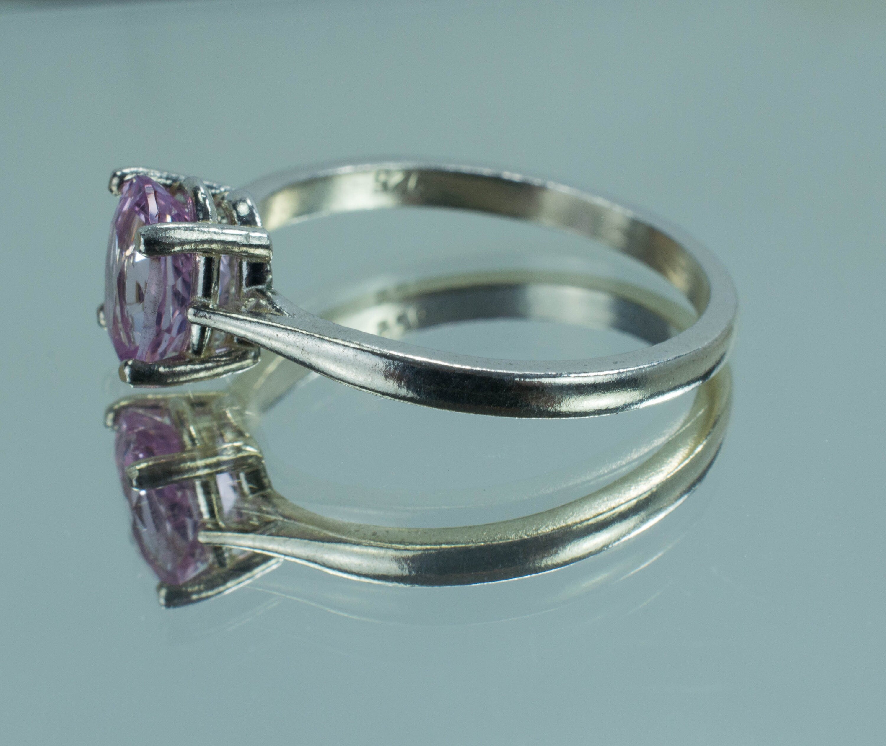 Pink Sapphire Ring, Genuine Untreated Sri Lanka Sapphire; Sapphire Ring - Mark Oliver Gems