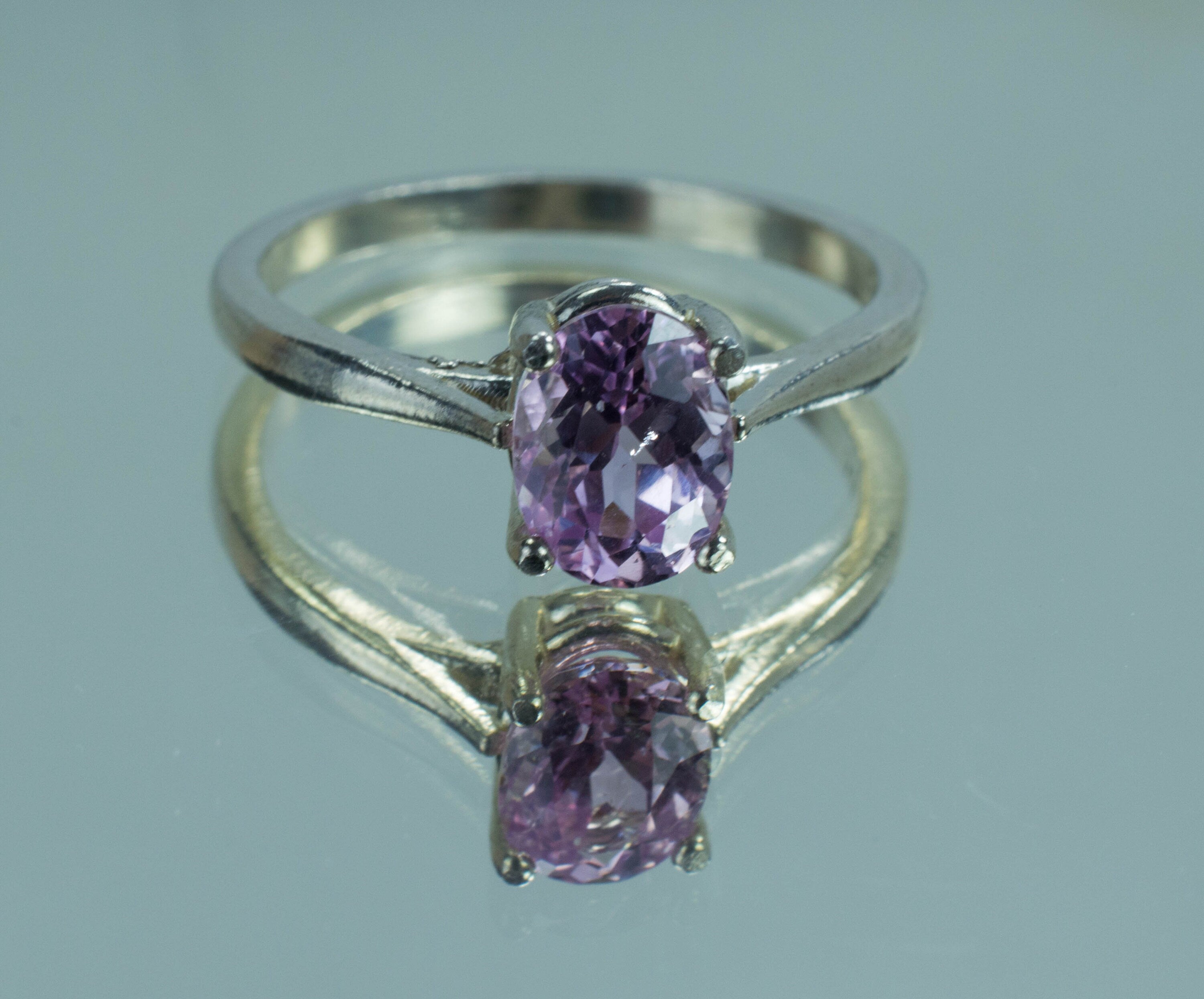 Pink Sapphire Ring, Genuine Untreated Sri Lanka Sapphire; Sapphire Ring - Mark Oliver Gems