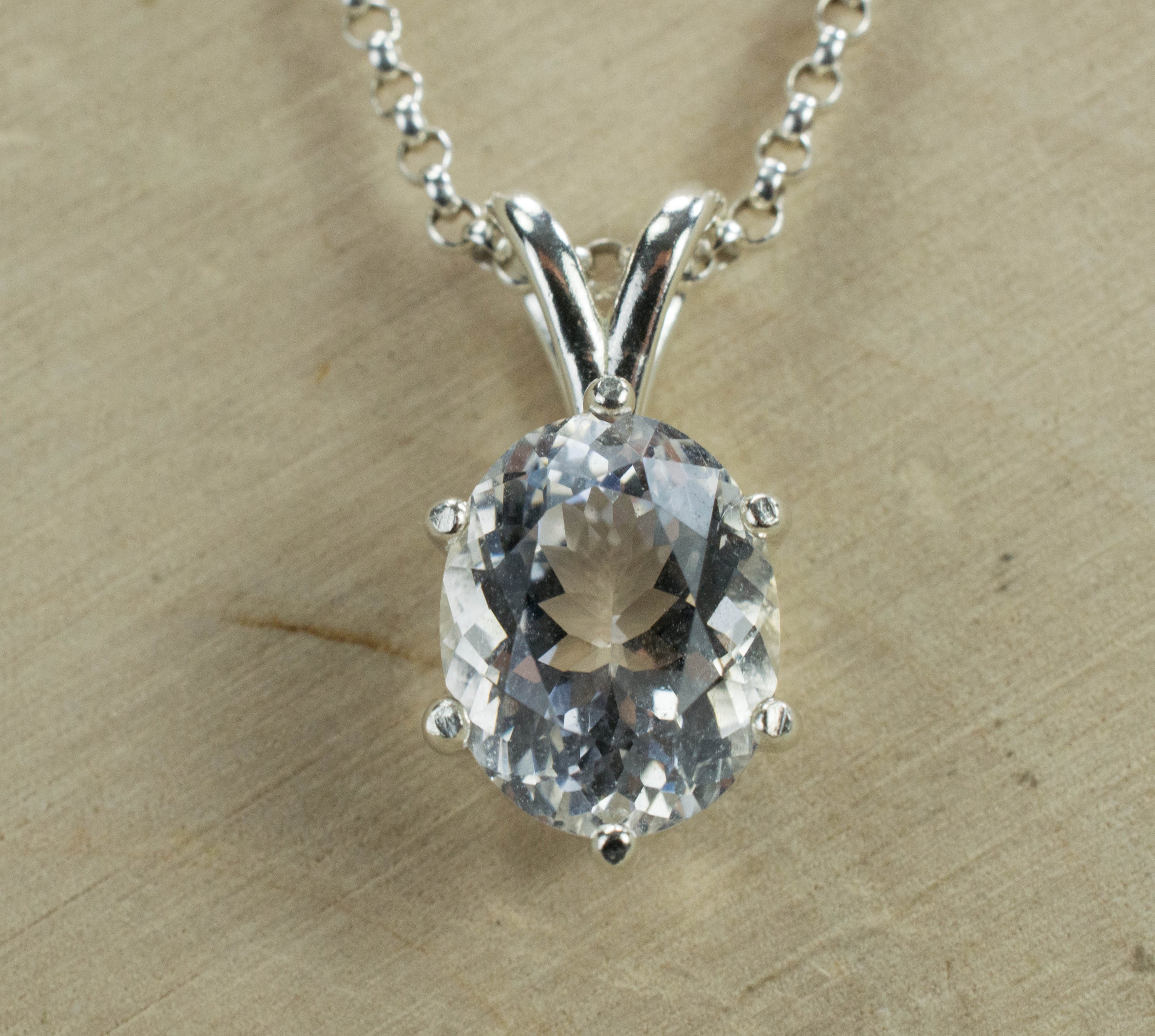 Quartz Pendant, Natural Untreated Mondo Tanzanian Quartz - Mark Oliver Gems