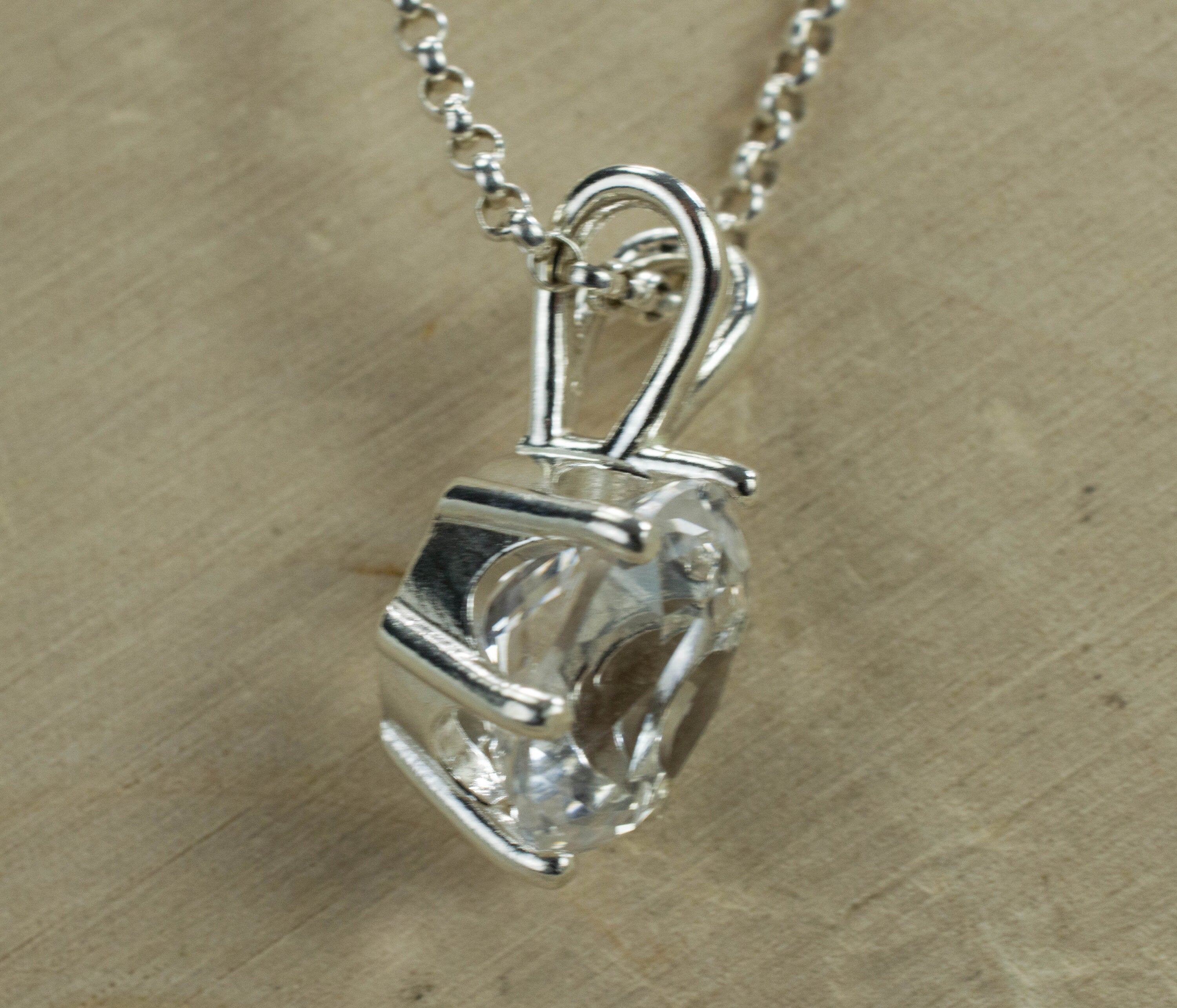 Quartz Pendant, Natural Untreated Mondo Tanzanian Quartz - Mark Oliver Gems