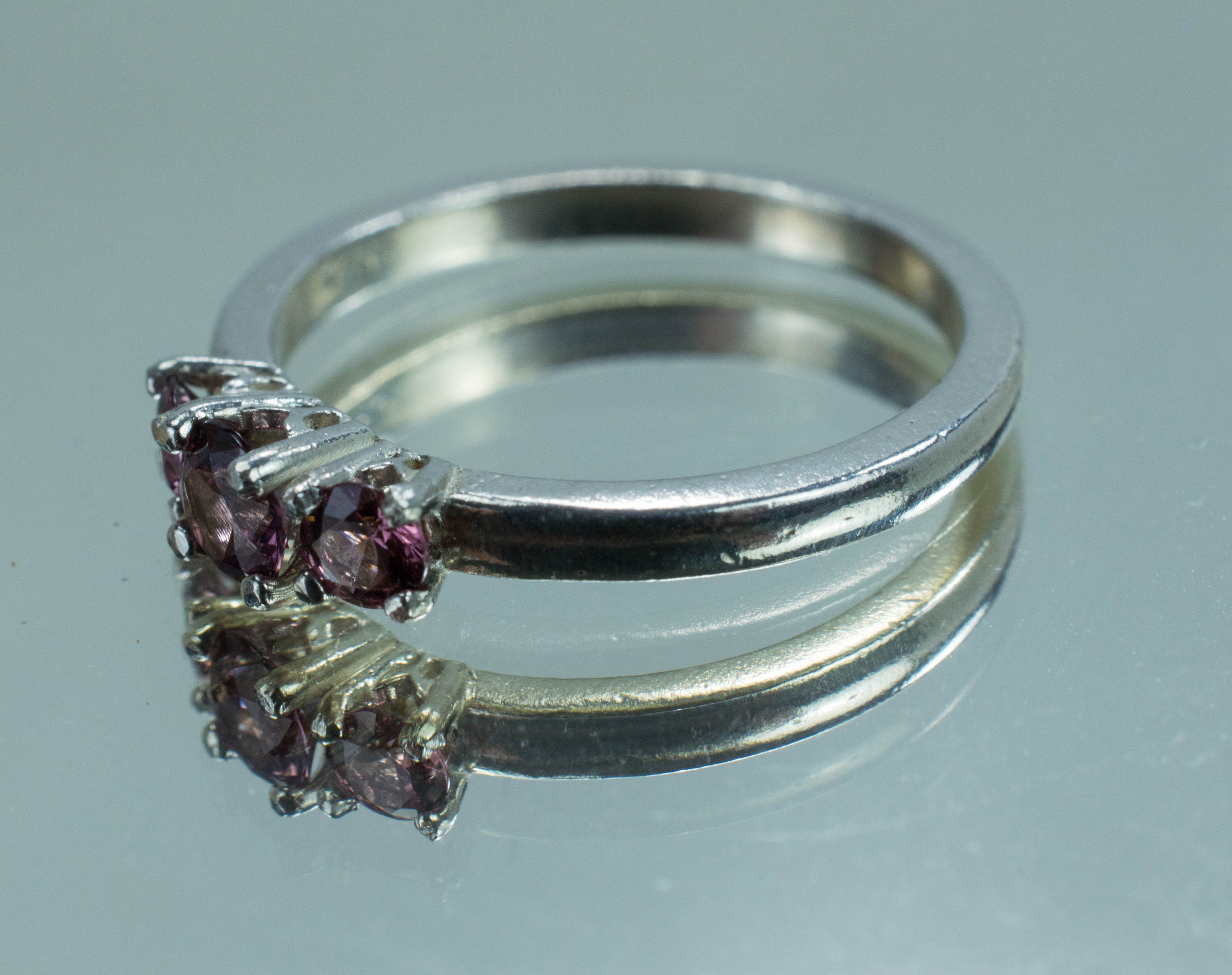 Rhodolite Garnet Ring, Genuine Untreated Tanzania Garnets - Mark Oliver Gems