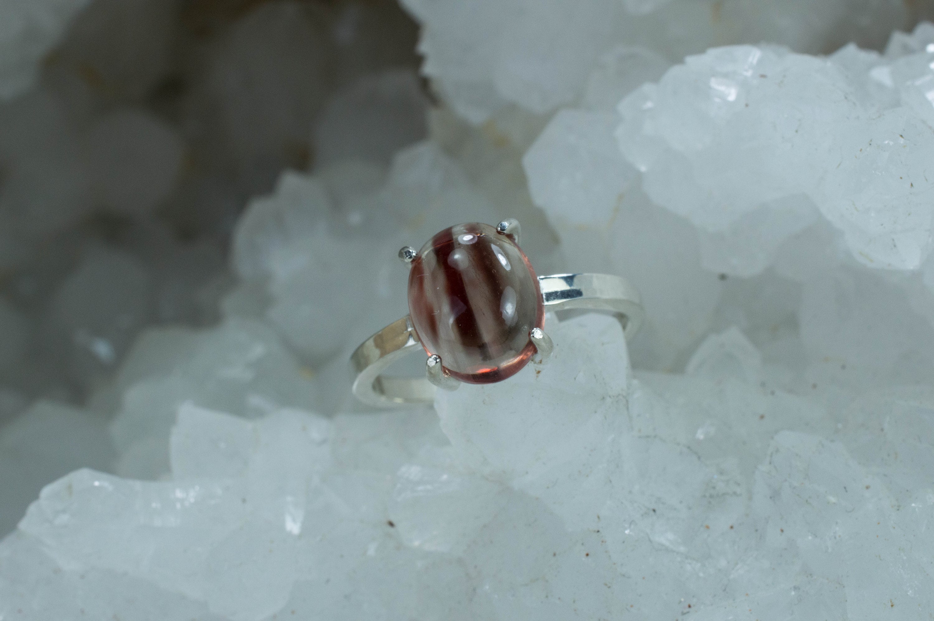 Oregon Sunstone Ring; Genuine Untreated USA Mined Bi-Color Sunstone - Mark Oliver Gems