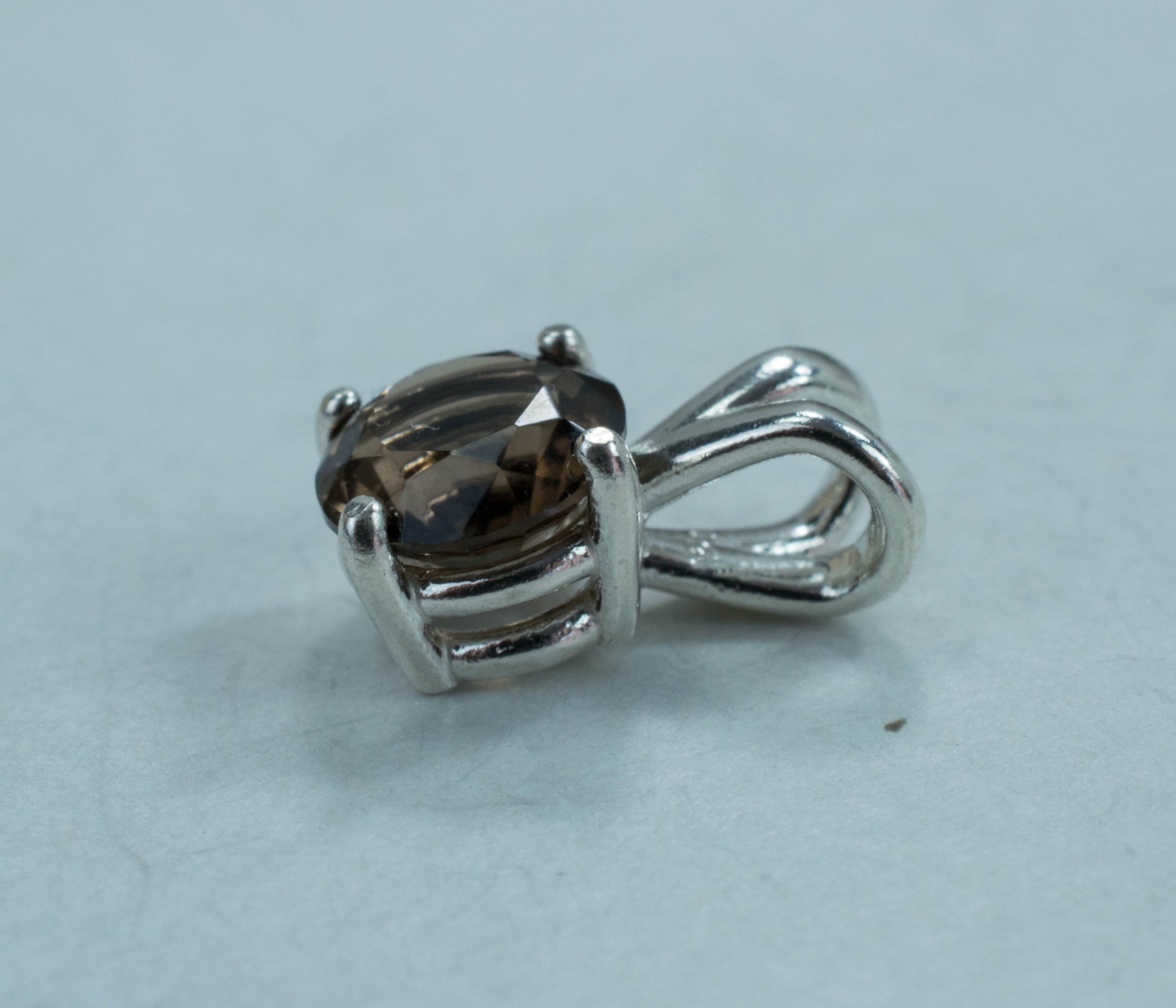 Smoky Quartz Pendant; Natural Untreated USA Quartz - Mark Oliver Gems