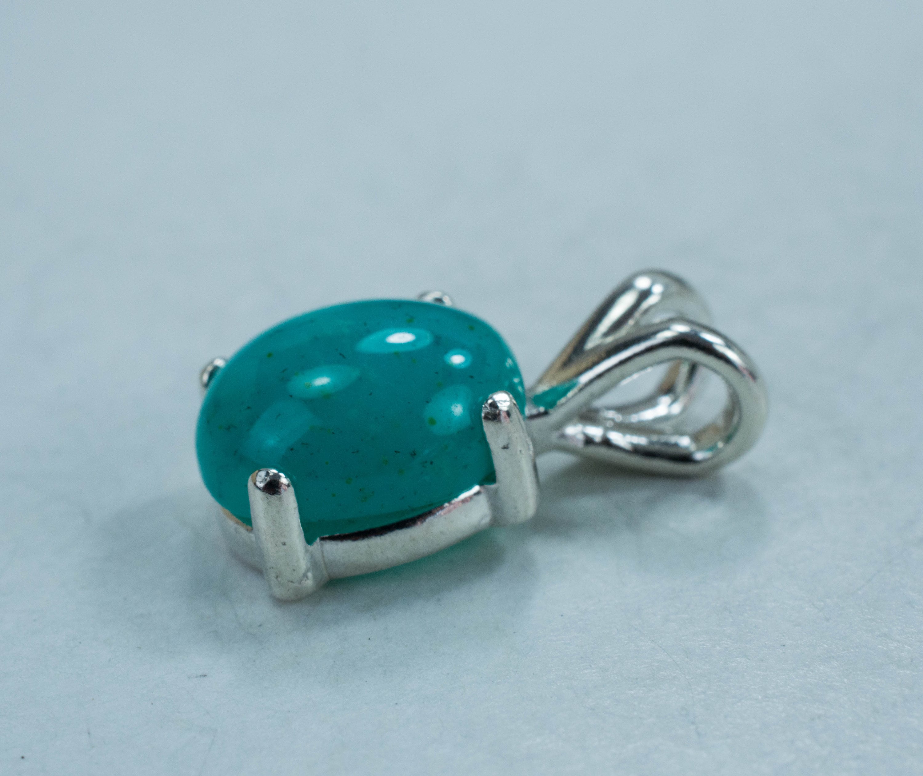 Gem Silica Pendant; Genuine Untreated Arizona Chalcedony - Mark Oliver Gems