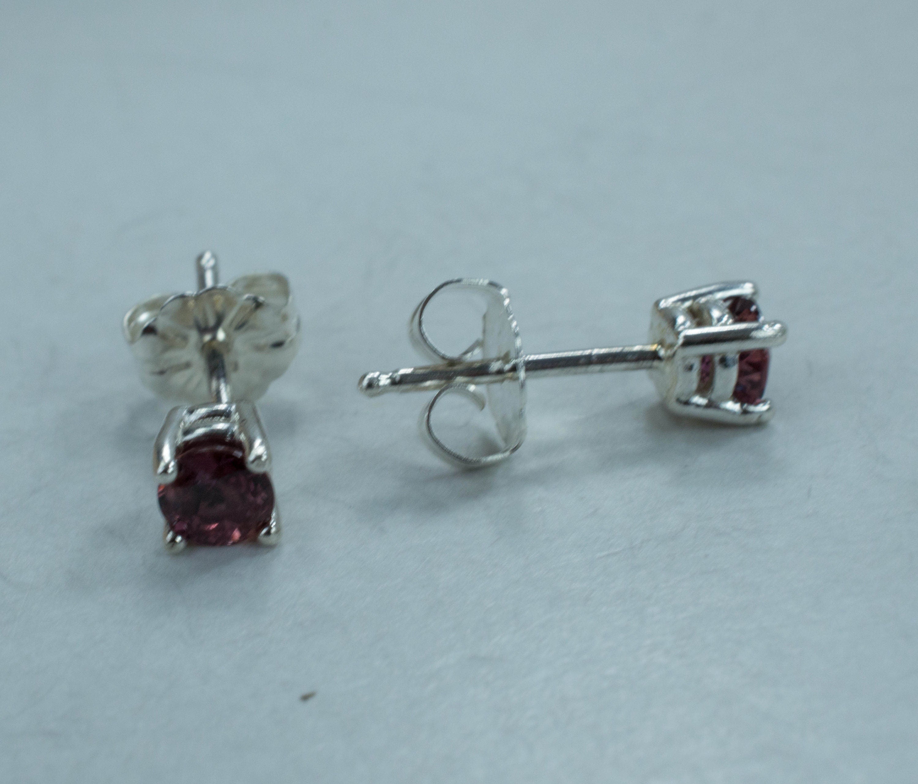 Color Change Sapphire Earrings, Genuine Untreated Mozambique Sapphire - Mark Oliver Gems