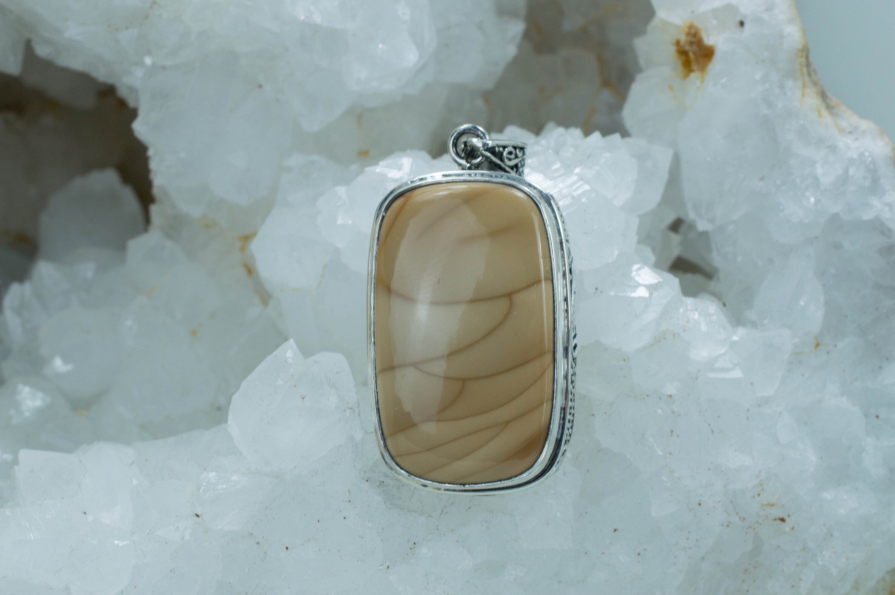 Bruneau Jasper Pendant; Genuine Untreated Idaho Jasper - Mark Oliver Gems
