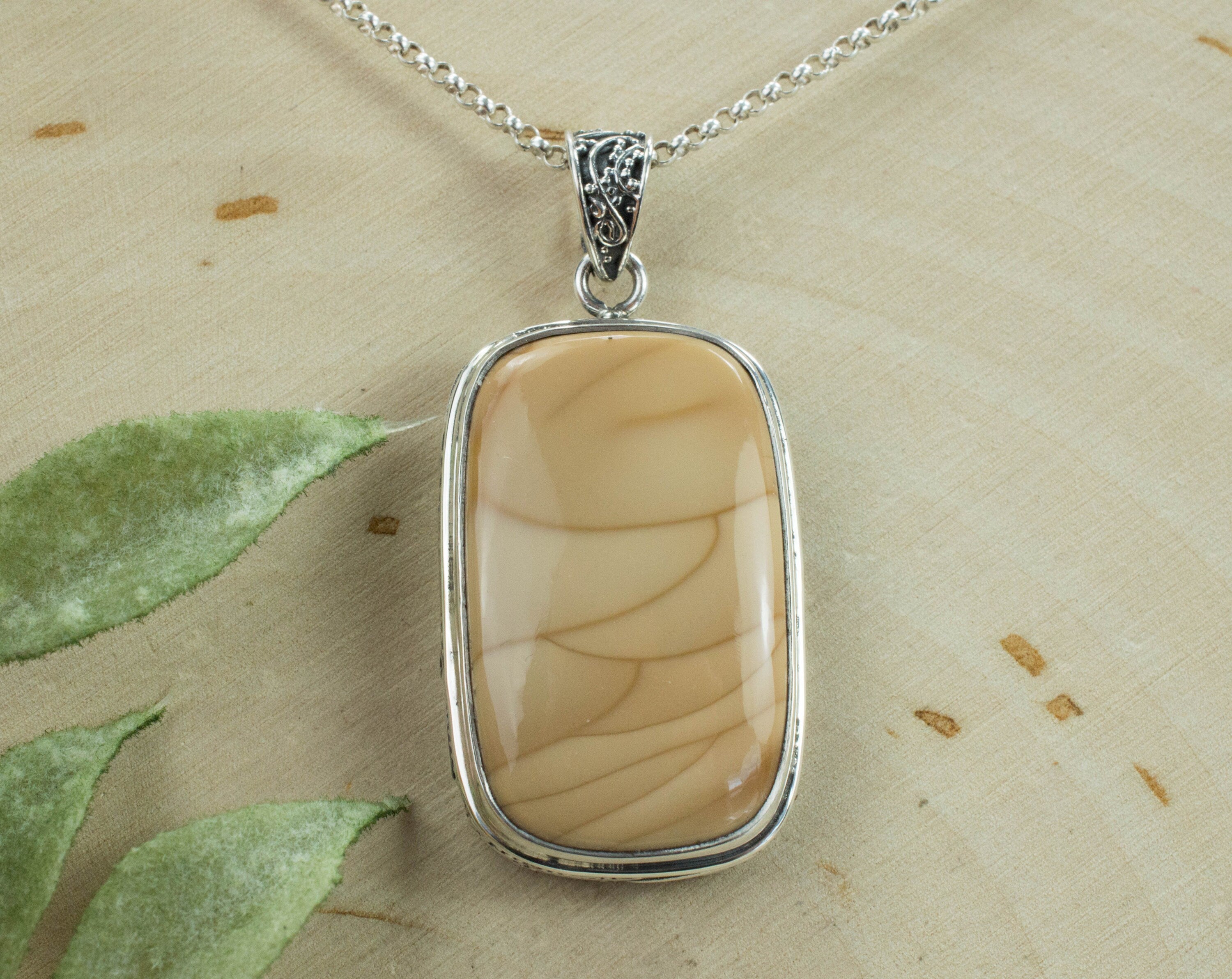Bruneau Jasper Pendant; Genuine Untreated Idaho Jasper - Mark Oliver Gems