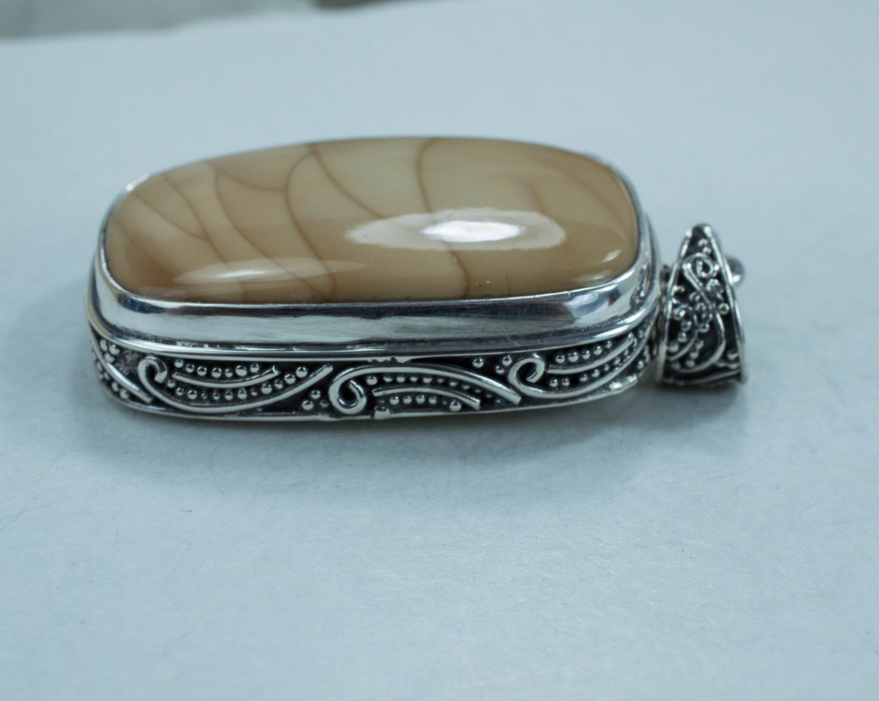 Bruneau Jasper Pendant; Genuine Untreated Idaho Jasper - Mark Oliver Gems