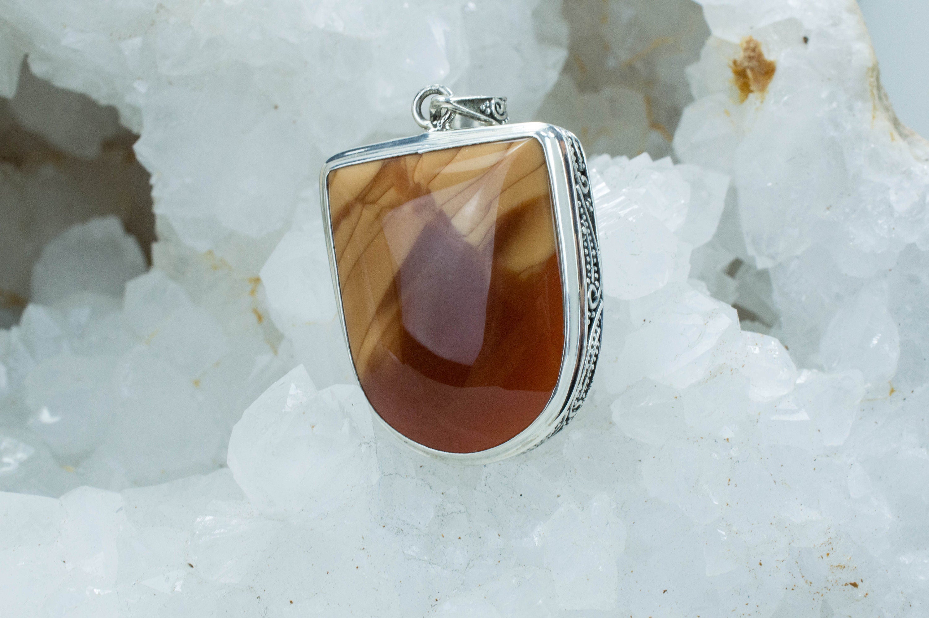 Bruneau Jasper Pendant; Genuine and Untreated Idaho Jasper - Mark Oliver Gems