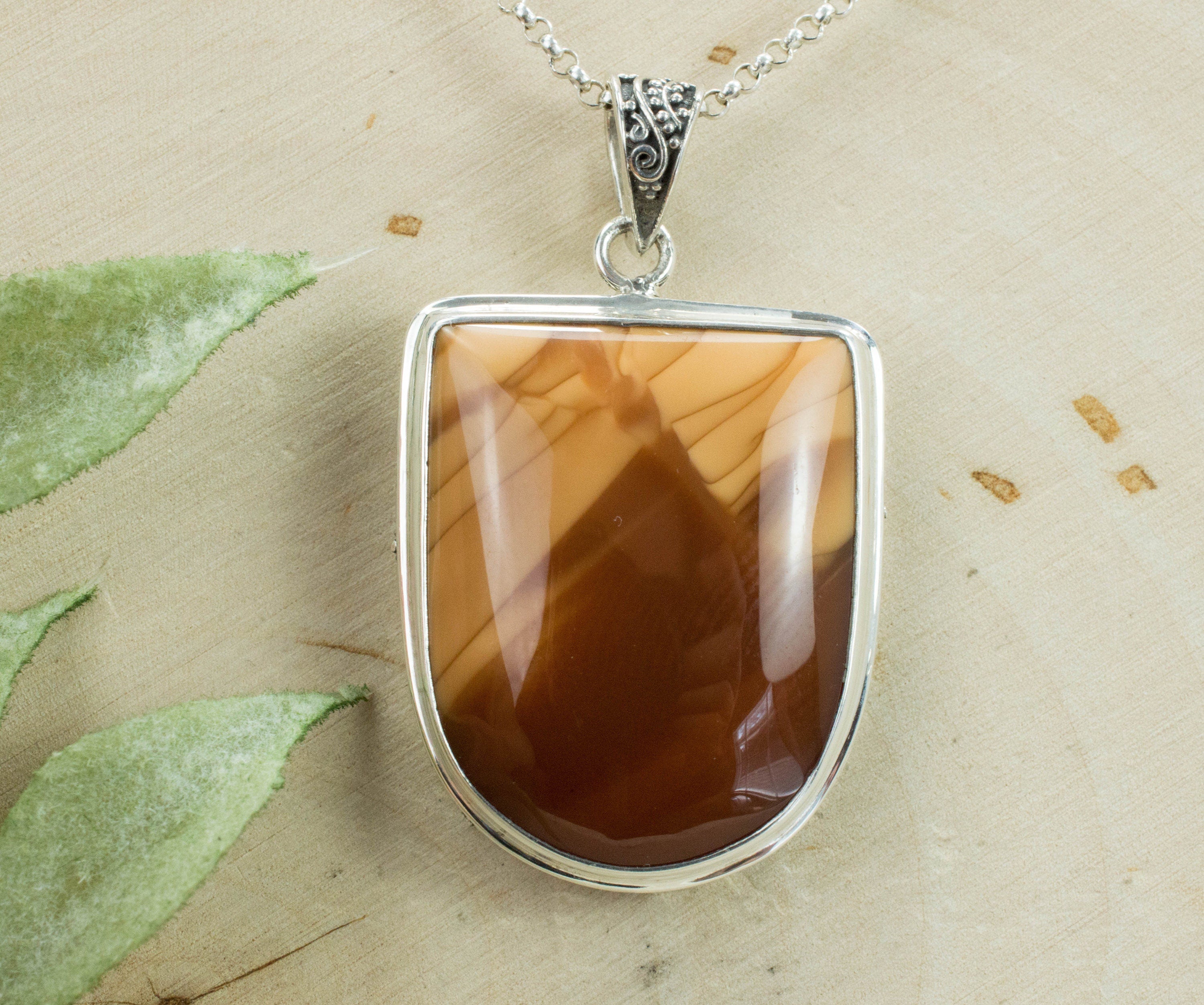 Bruneau Jasper Pendant; Genuine and Untreated Idaho Jasper - Mark Oliver Gems