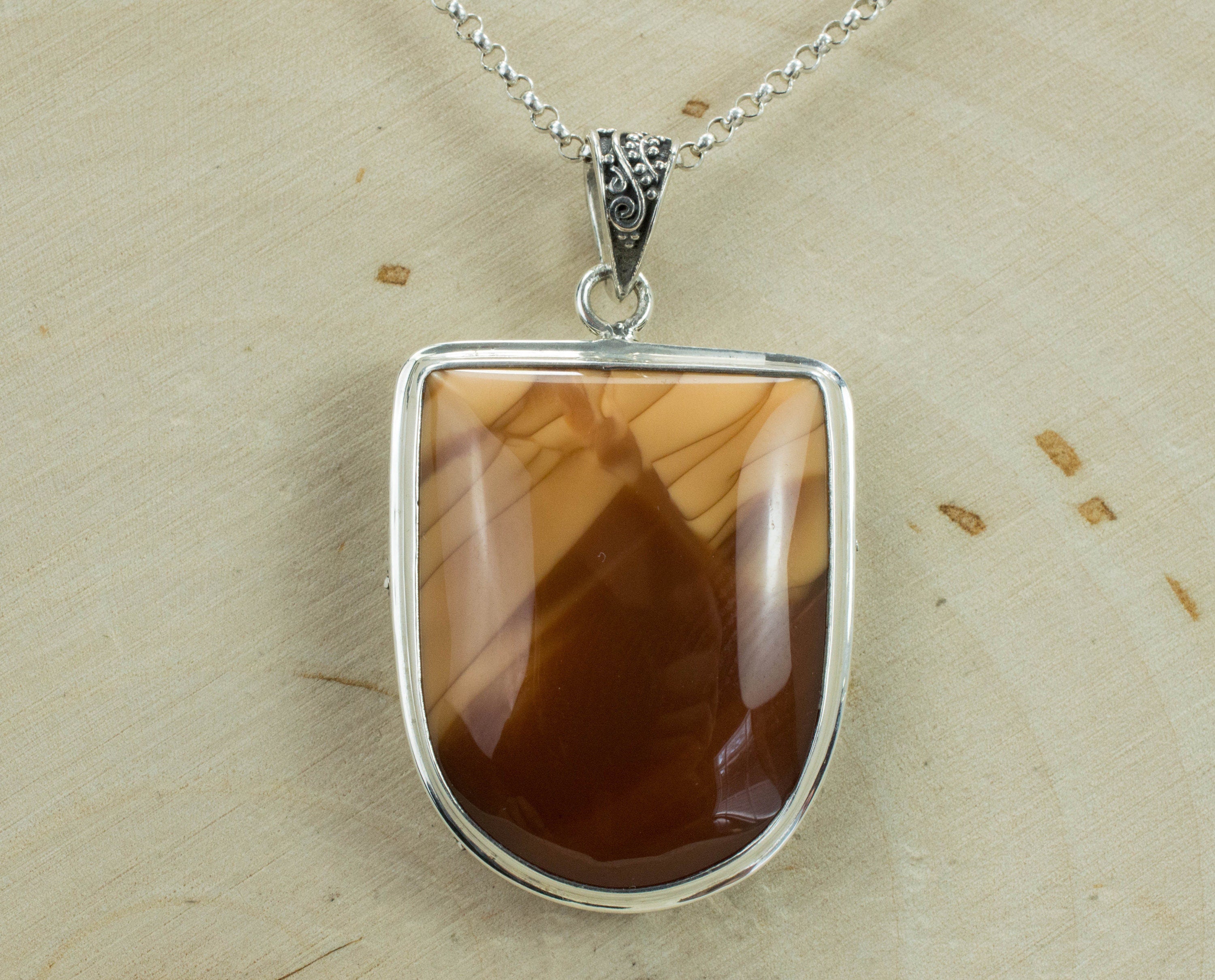 Bruneau Jasper Pendant; Genuine and Untreated Idaho Jasper - Mark Oliver Gems