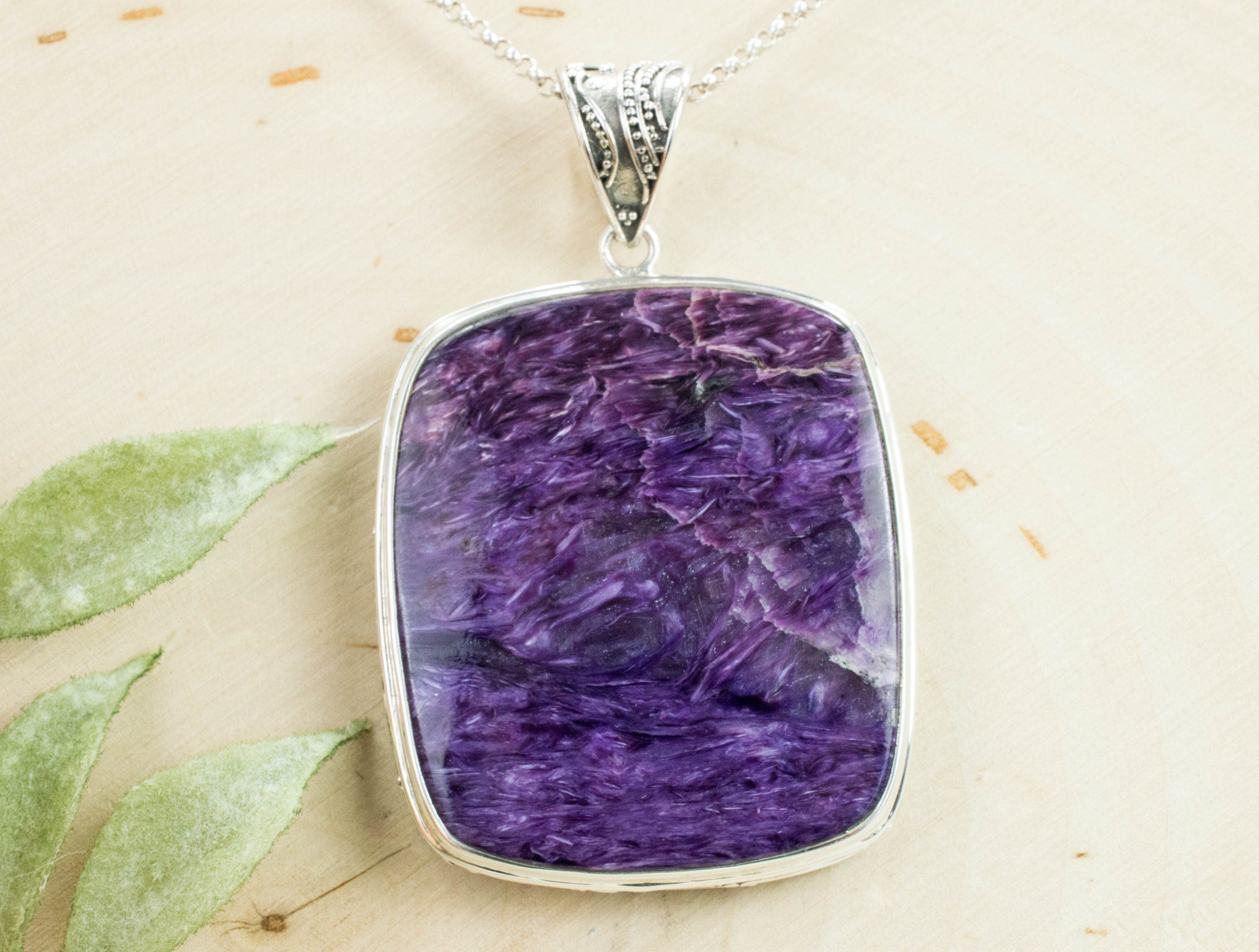 Charoite hot pendant