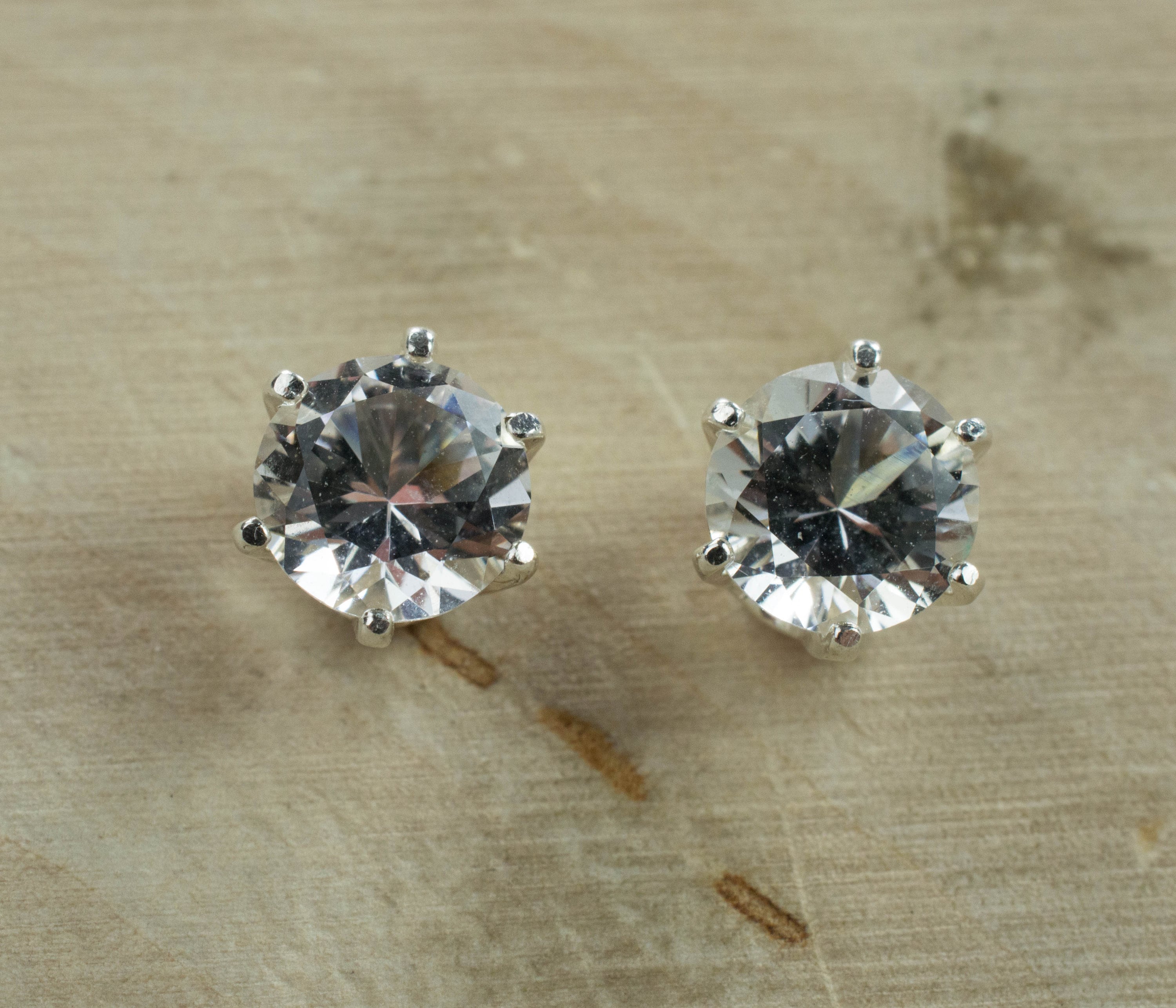 Danburite Earrings; Natural Untreated Mexico Danburite; 1.510cts - Mark Oliver Gems